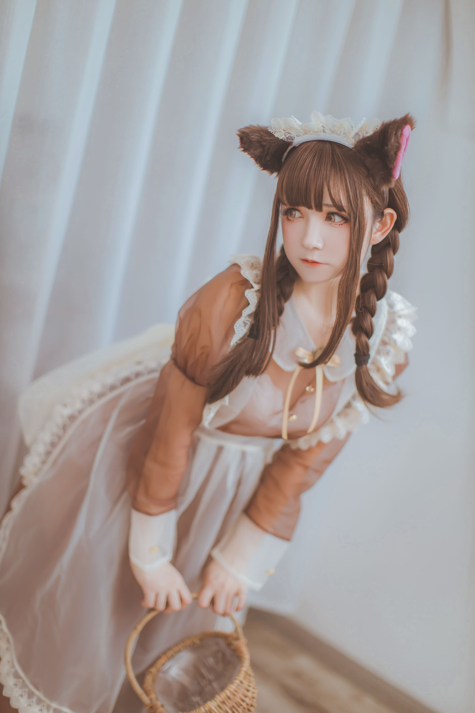 [网红COSER写真] Coser衣衣 - 透明女仆