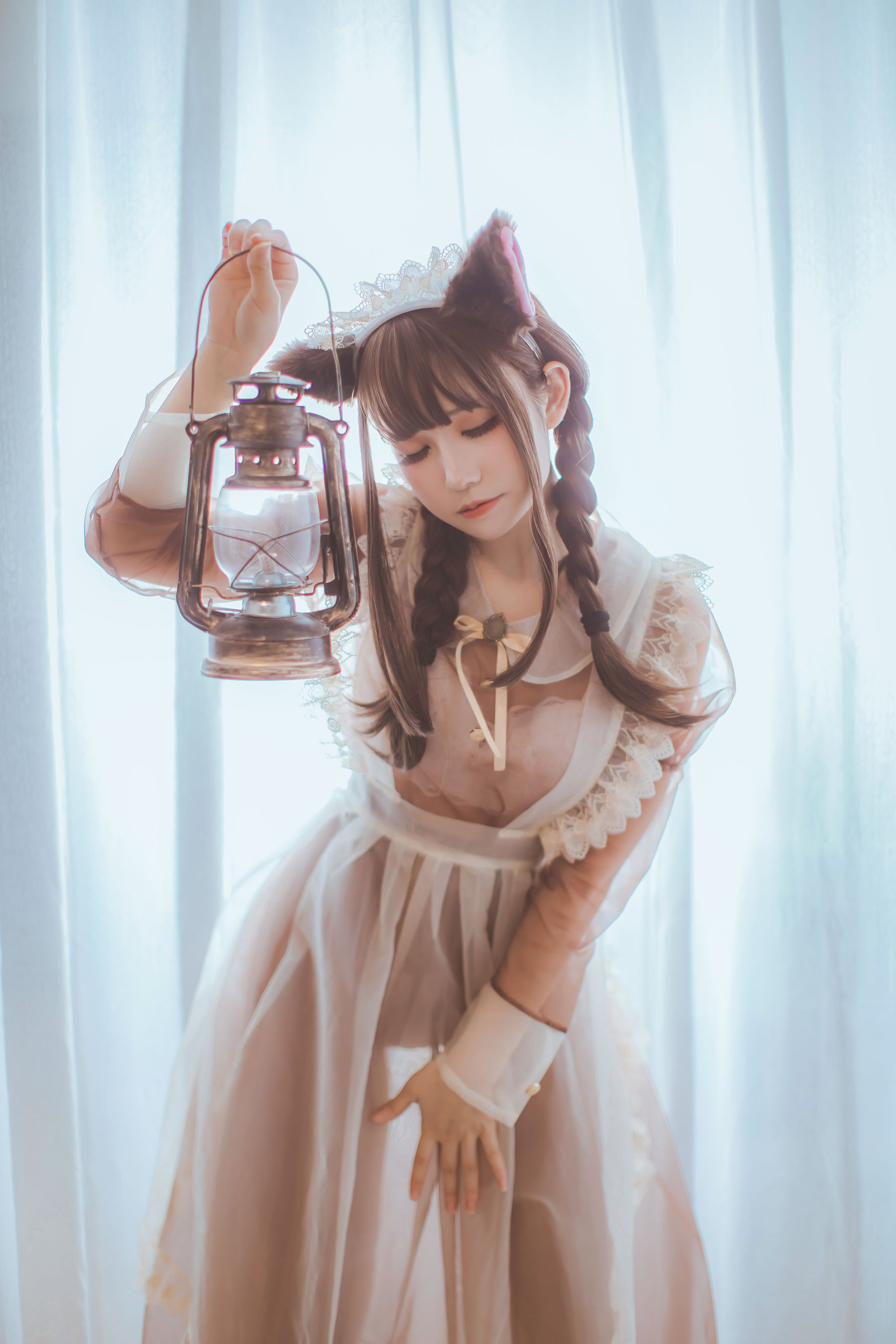 [网红COSER写真] Coser衣衣 - 透明女仆