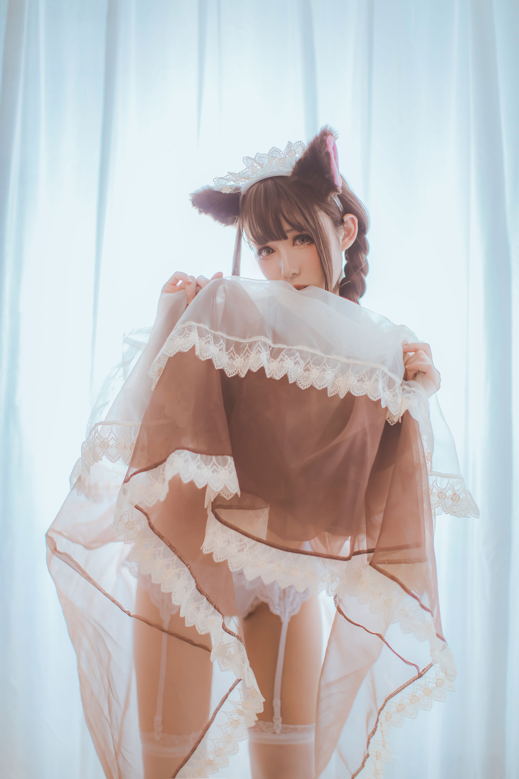 [网红COSER写真] Coser衣衣 - 透明女仆