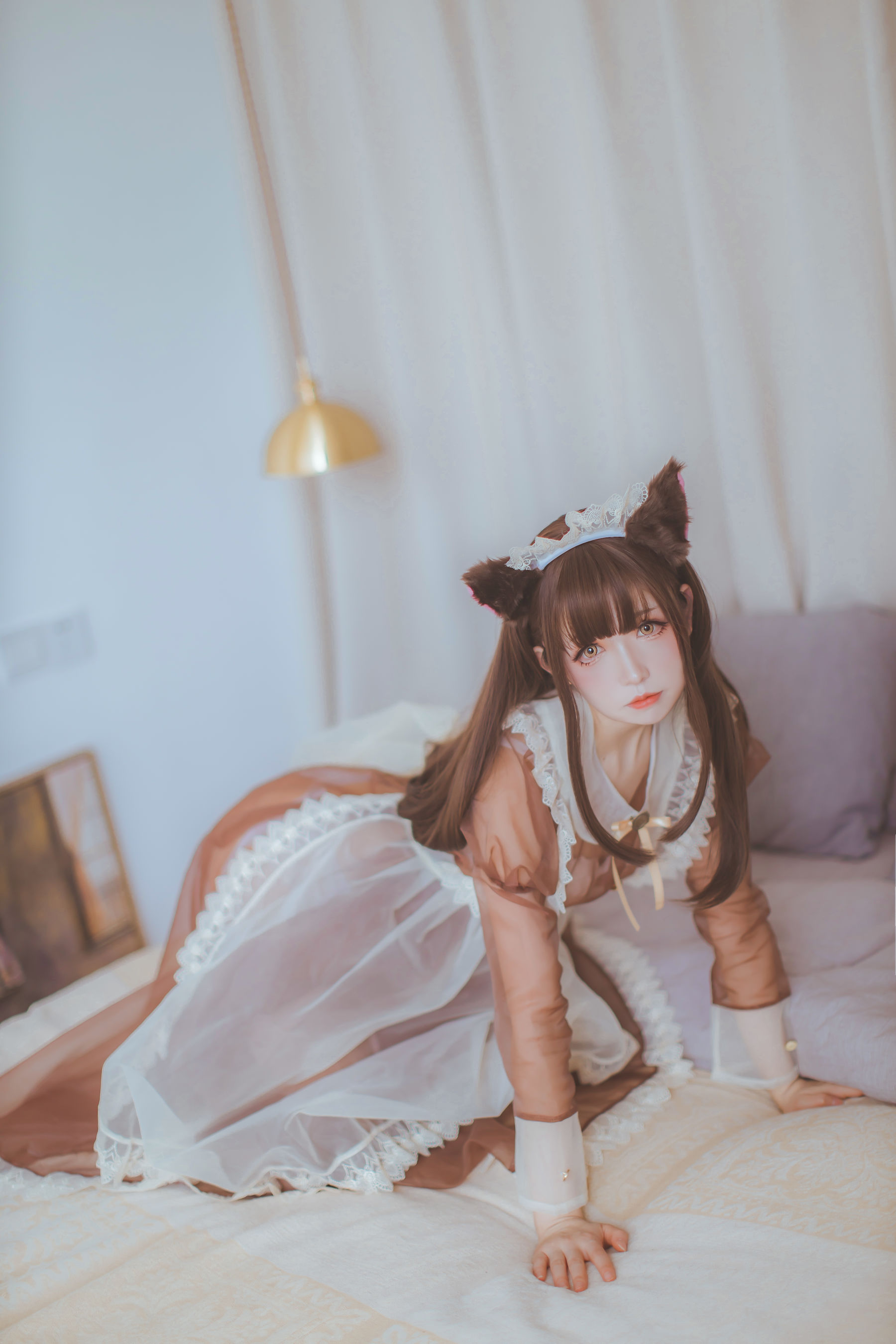 [网红COSER写真] Coser衣衣 - 透明女仆