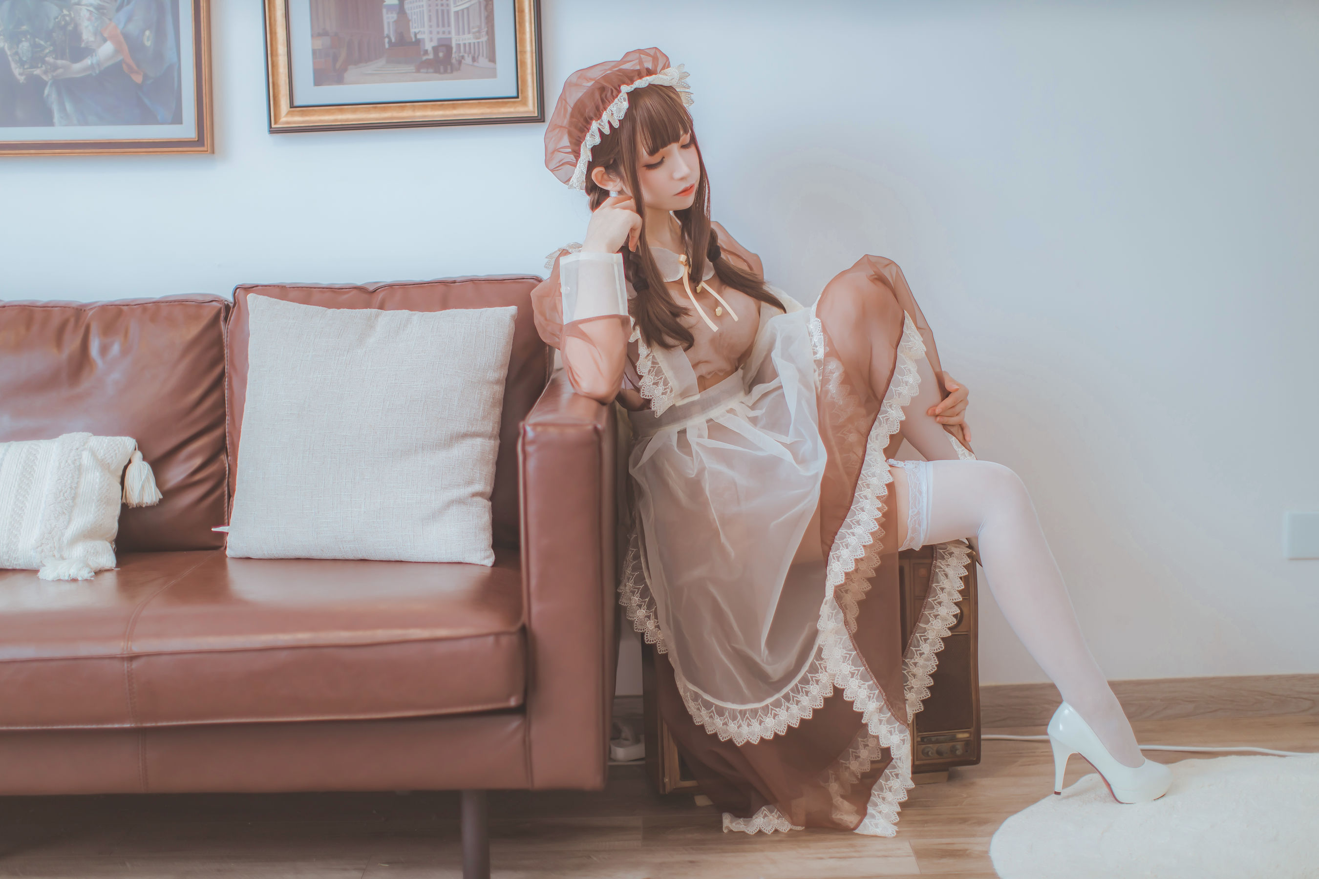 [网红COSER写真] Coser衣衣 - 透明女仆