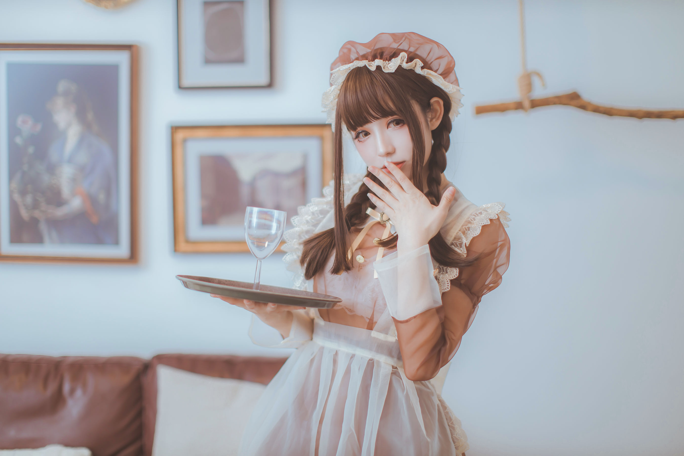 [网红COSER写真] Coser衣衣 - 透明女仆