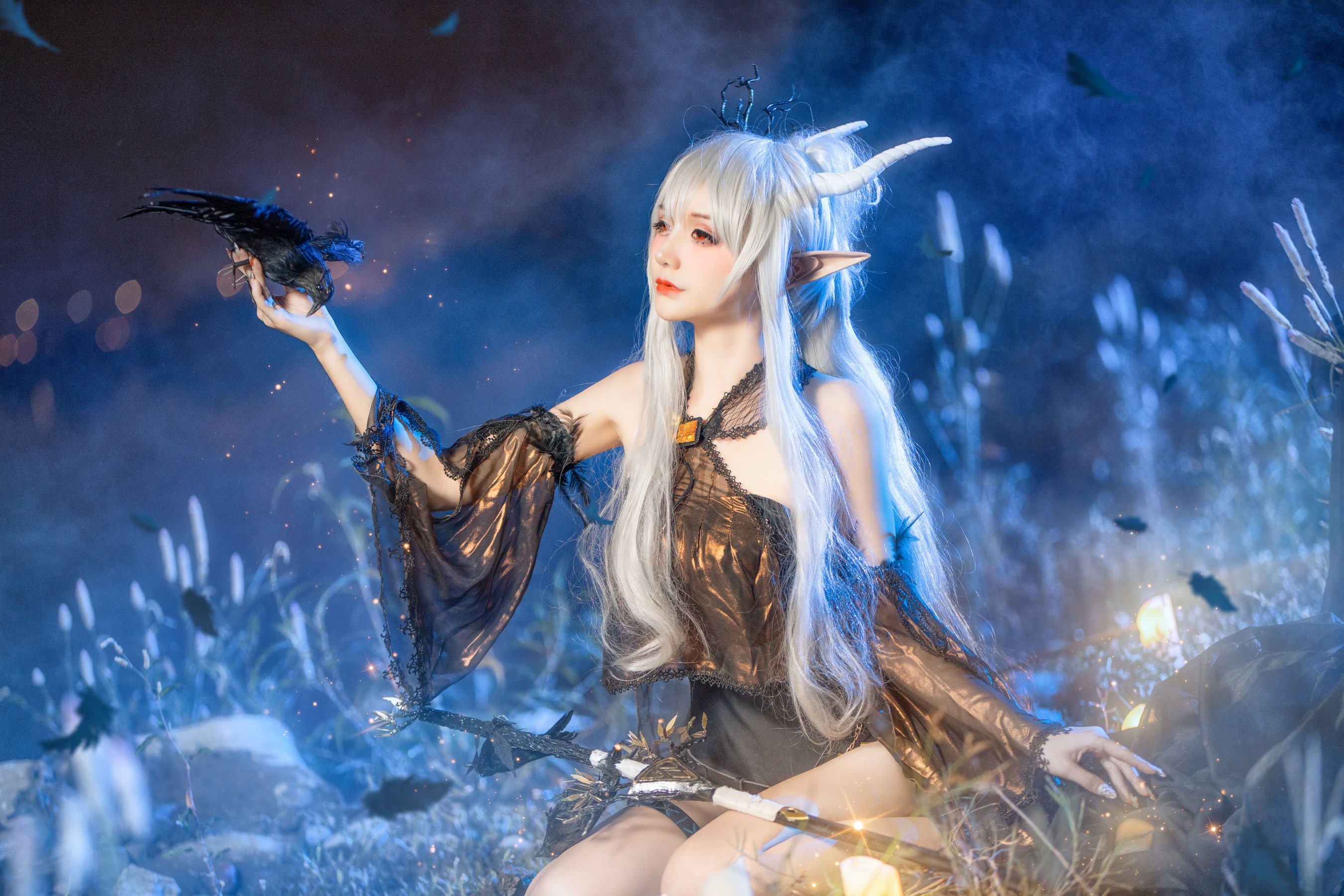 [网红COSER写真] COS妹子仙九Airi - 闪灵静谧午夜