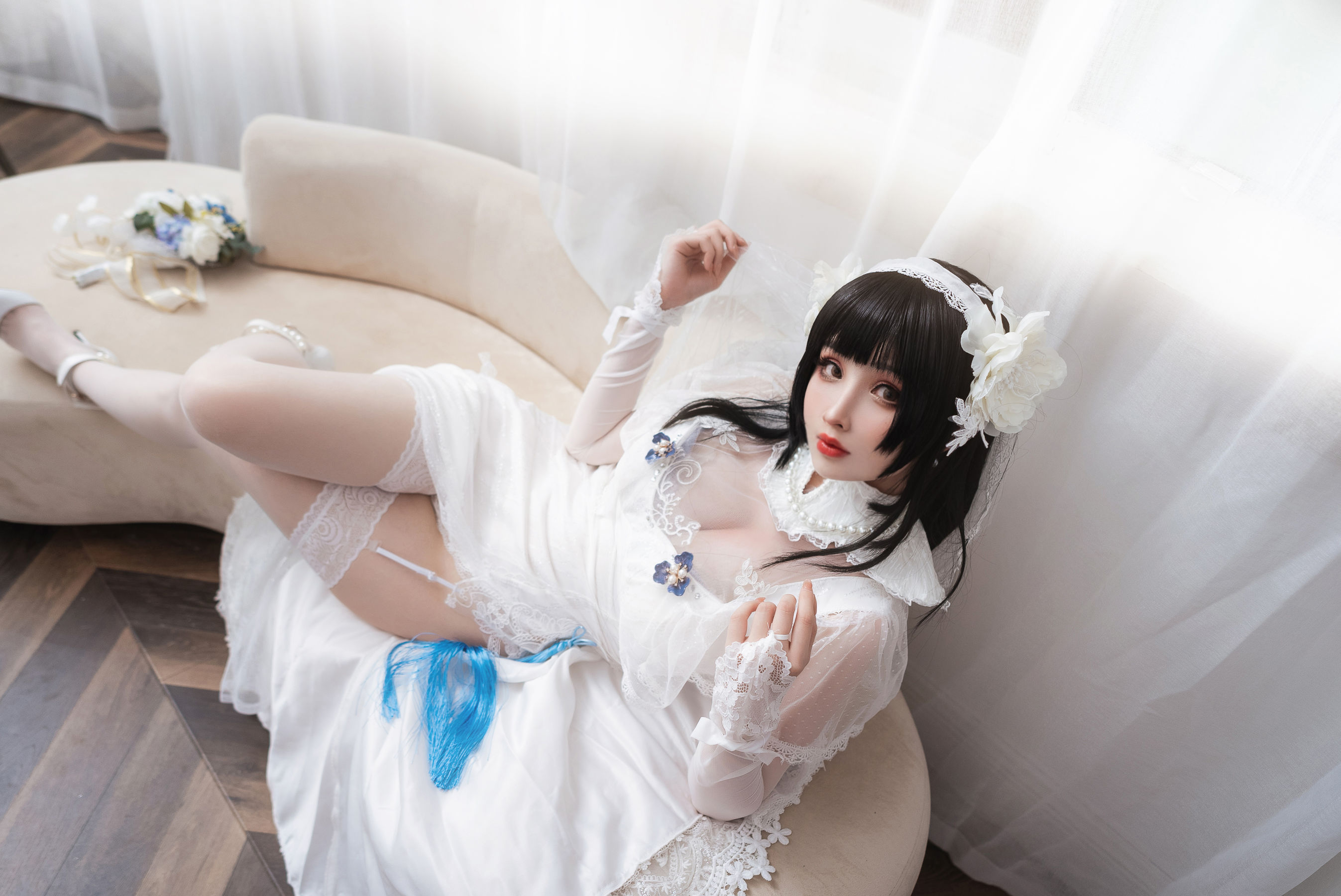 [网红COSER写真] COS福利rioko凉凉子 - 95花嫁