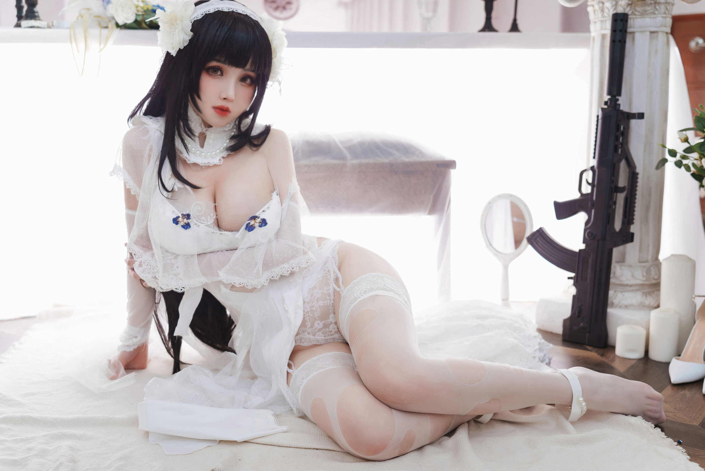 [网红COSER写真] COS福利rioko凉凉子 - 95花嫁