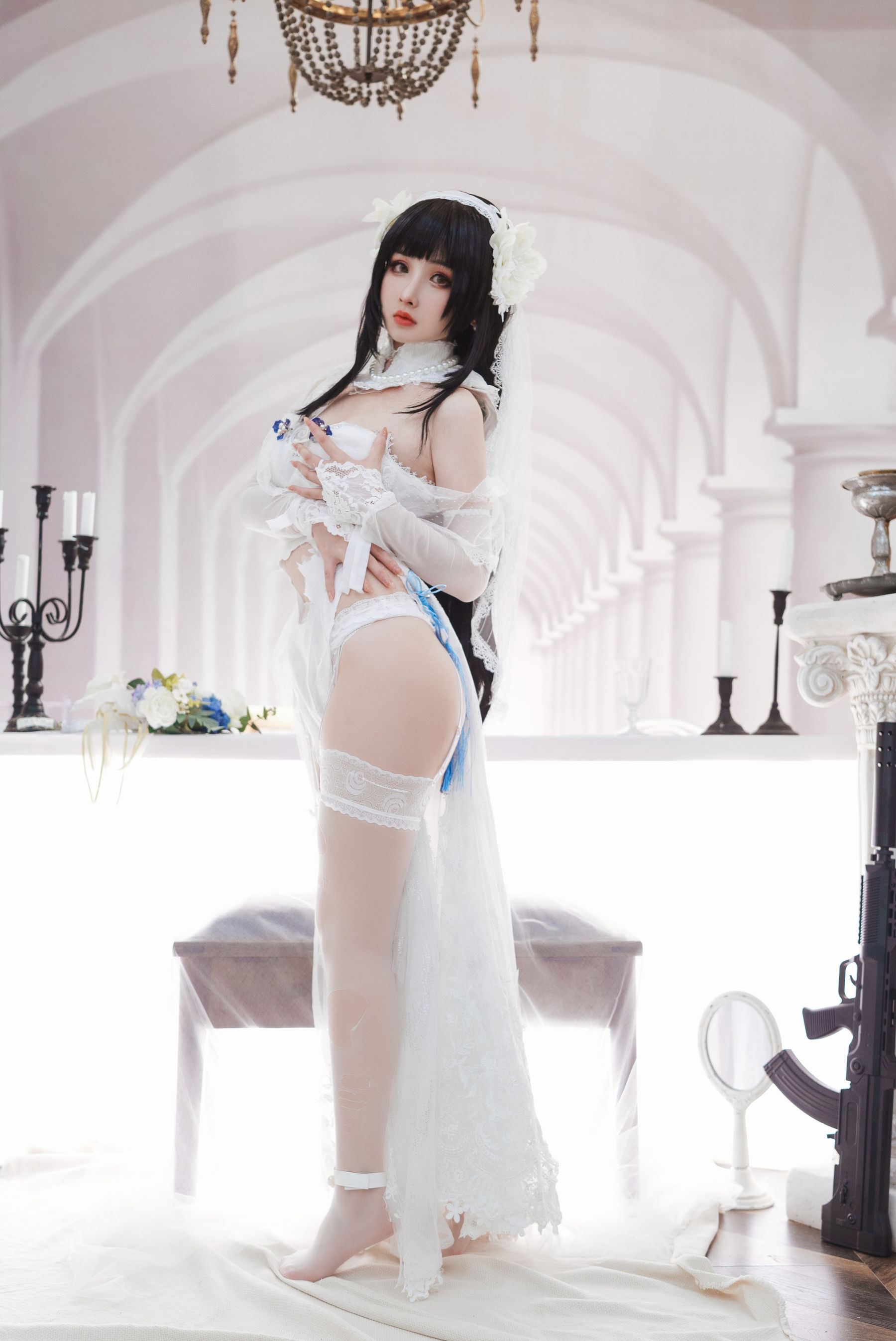 [网红COSER写真] COS福利rioko凉凉子 - 95花嫁