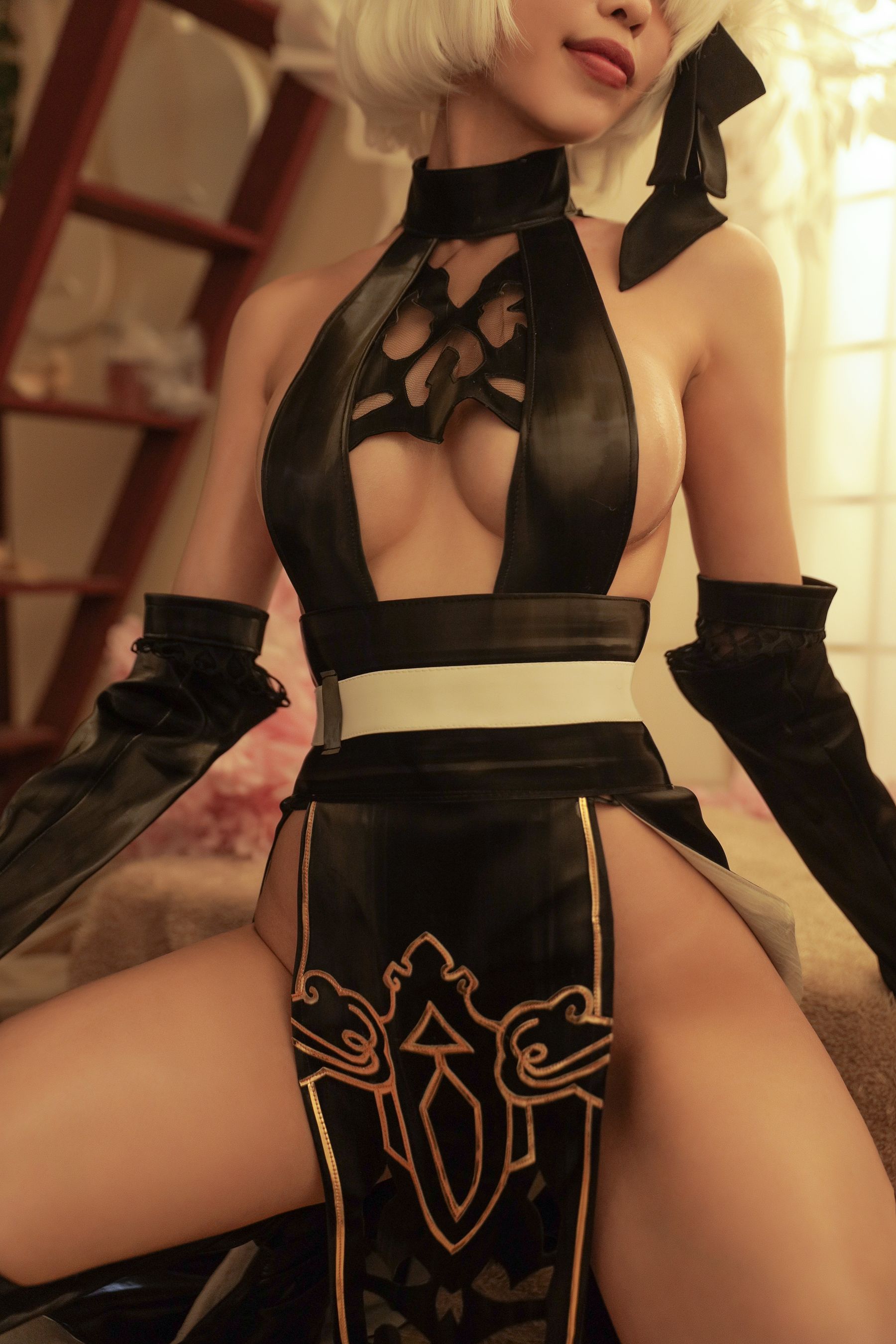 [网红COSER写真] eliza喵喵 - 2B忍者
