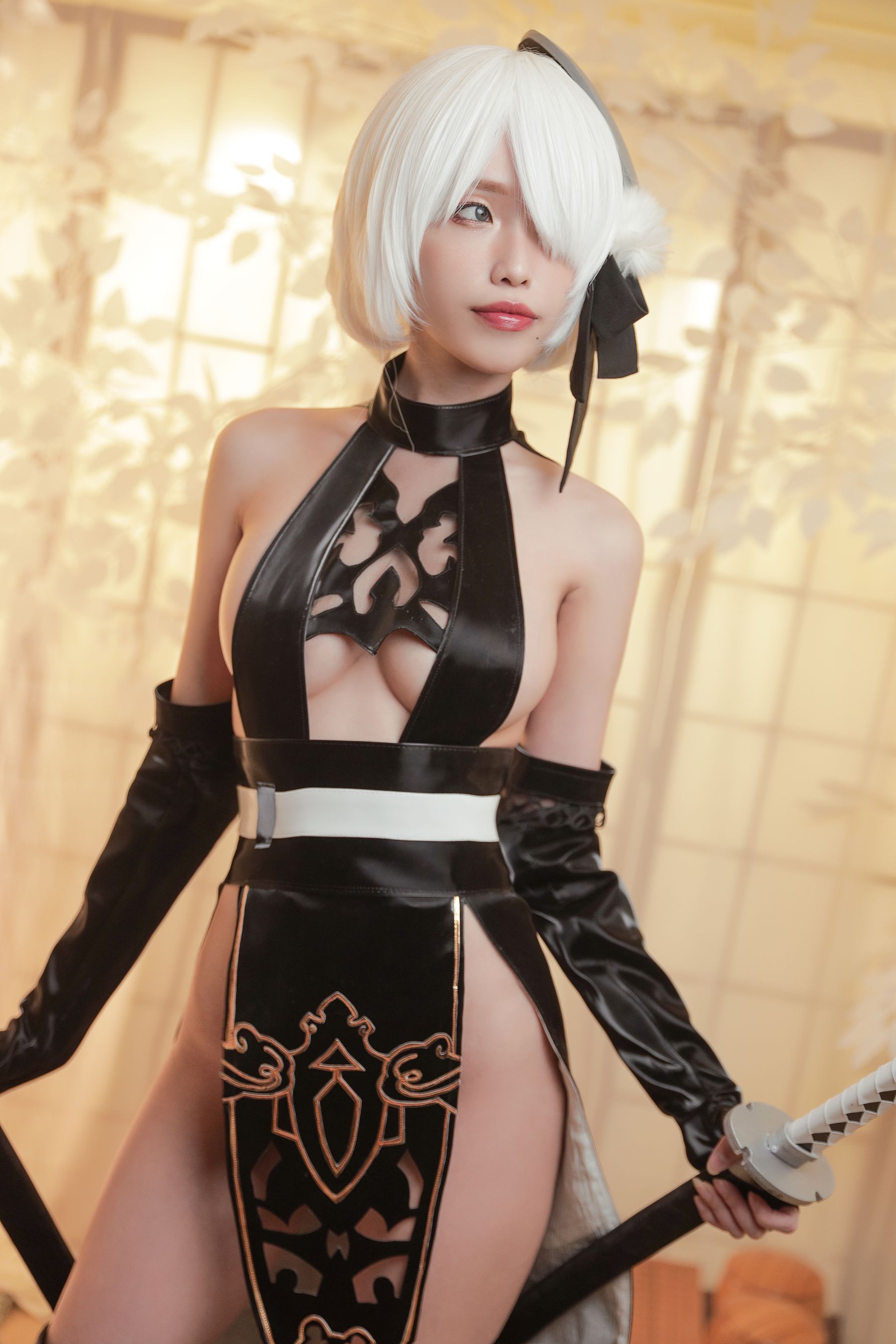[网红COSER写真] eliza喵喵 - 2B忍者