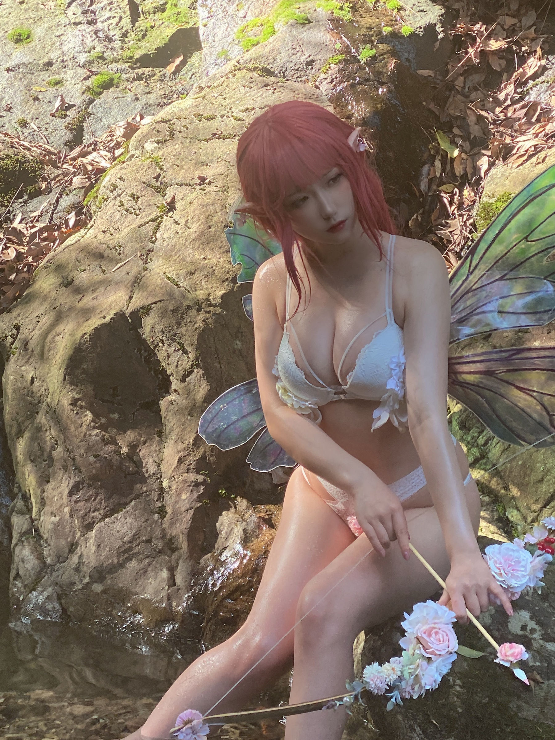 [网红COSER写真] 一北亦北 - 花精灵