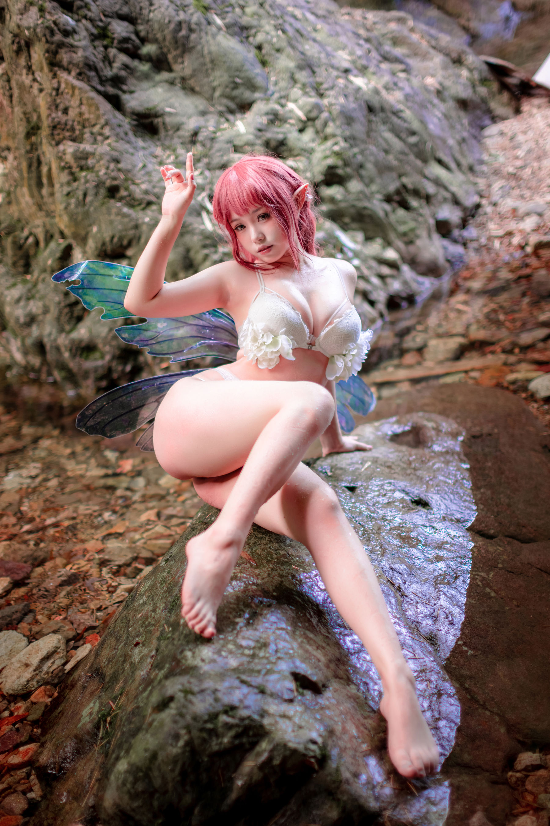 [网红COSER写真] 一北亦北 - 花精灵