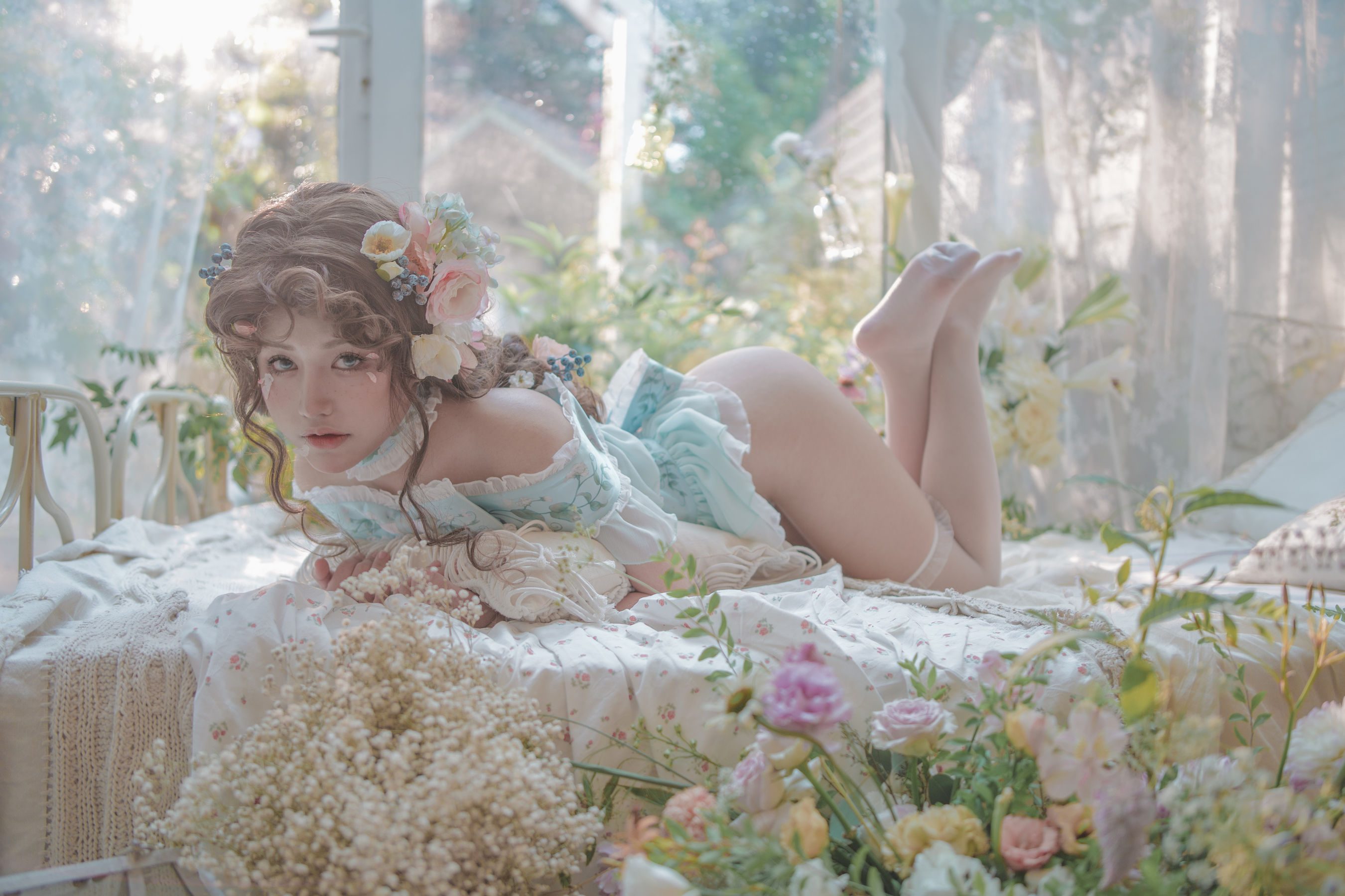 [网红COSER写真] 一笑芳香沁写真 - 豌豆公主