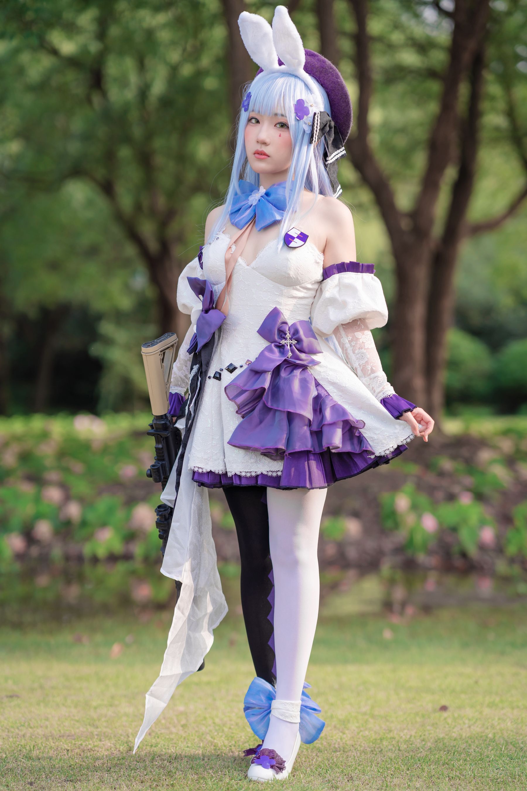 [网红COSER写真] 动漫博主Mime弥美 - 少女前线 HK416