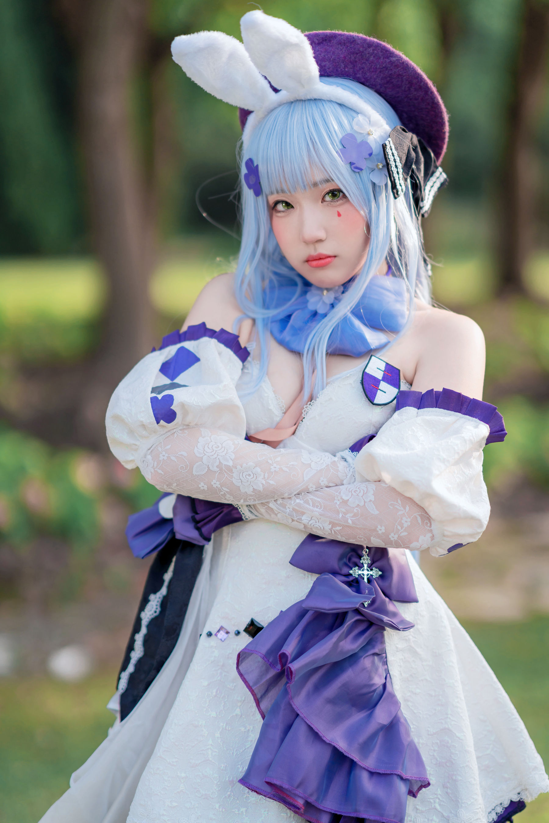 [网红COSER写真] 动漫博主Mime弥美 - 少女前线 HK416