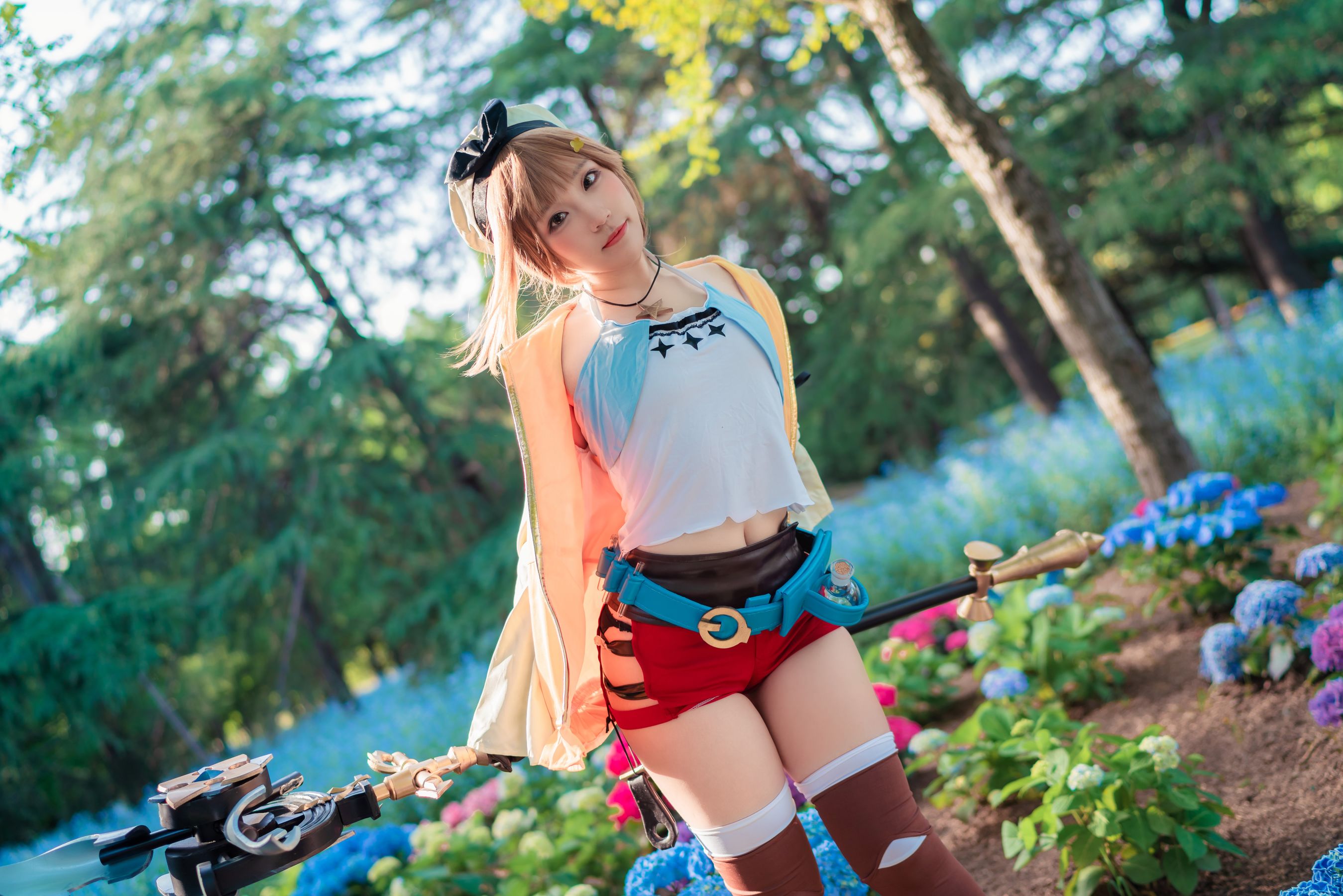 [网红COSER写真] 动漫博主Mime弥美 - 莱莎的錬金工房