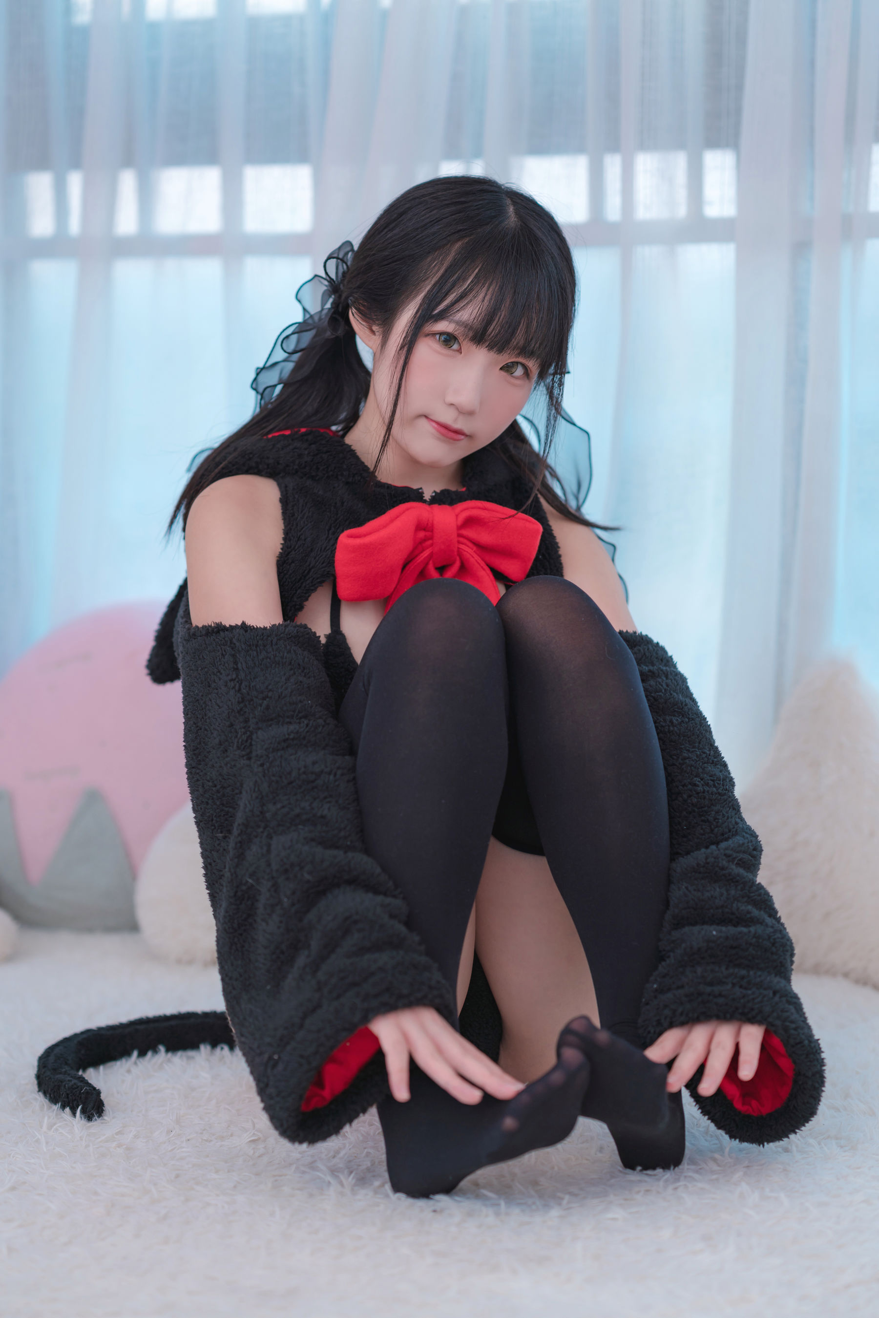 [网红COSER写真] 动漫博主Mime弥美 - 黑猫～咪咪～