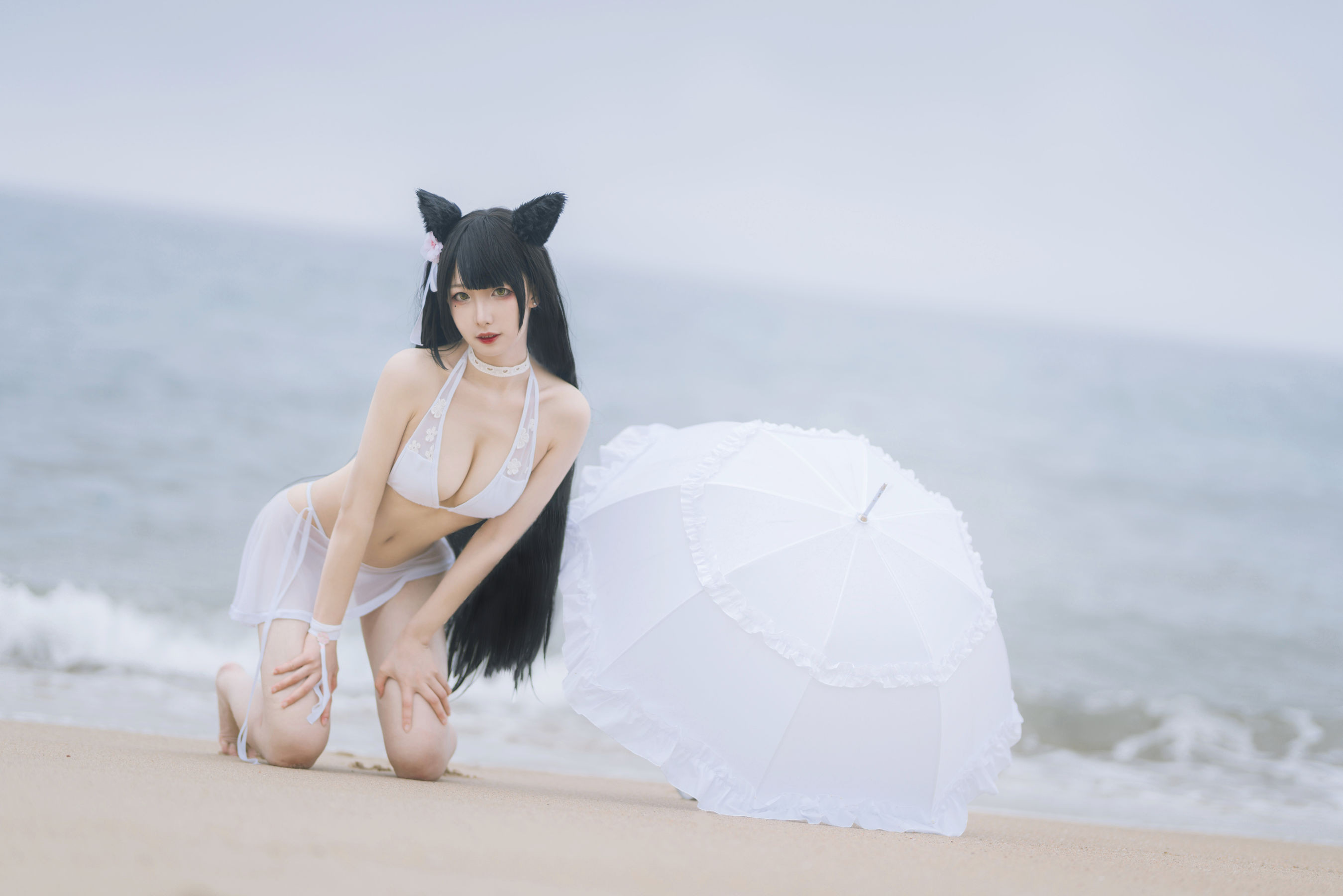 [网红COSER写真] 动漫博主封疆疆v - 爱宕泳装