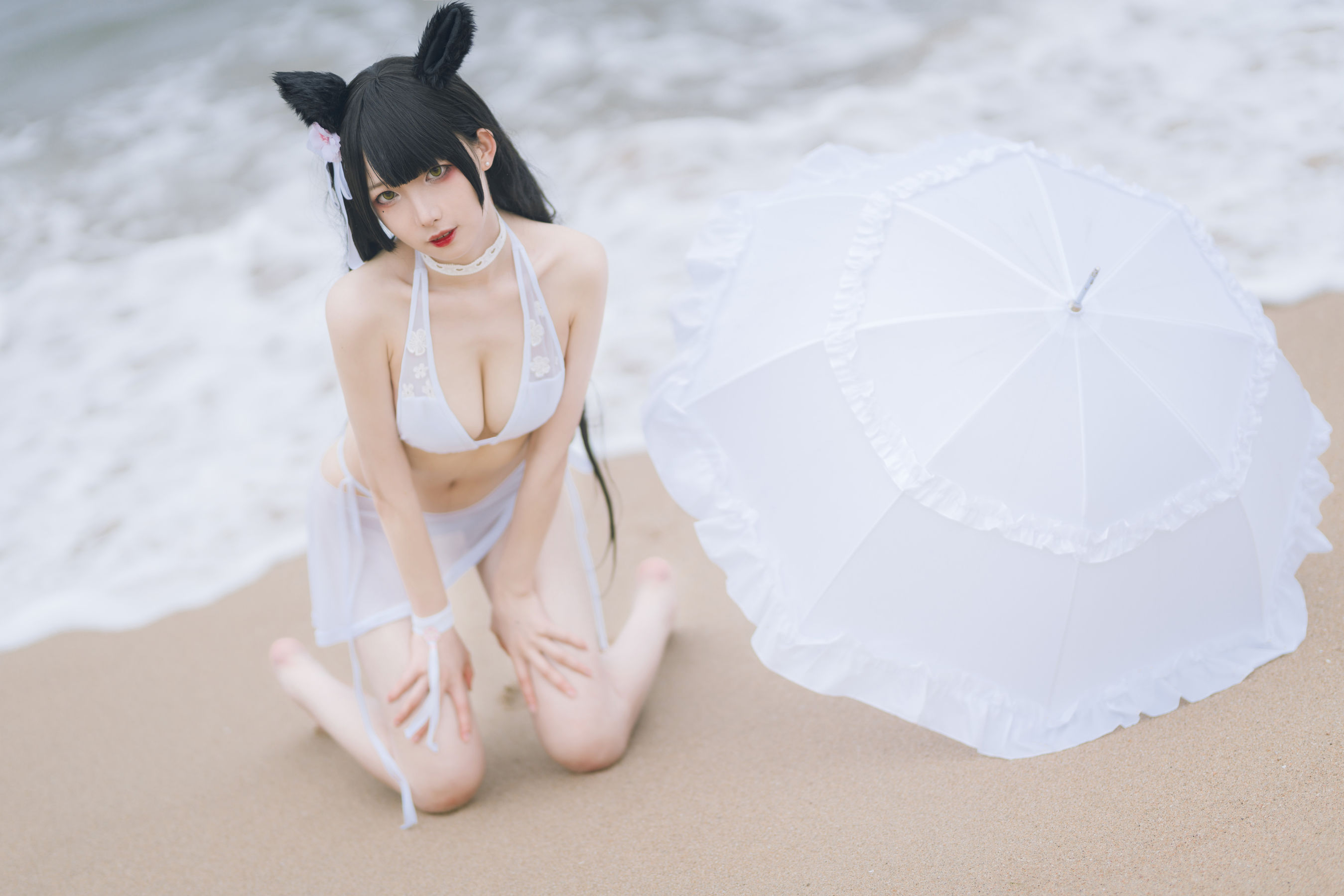 [网红COSER写真] 动漫博主封疆疆v - 爱宕泳装