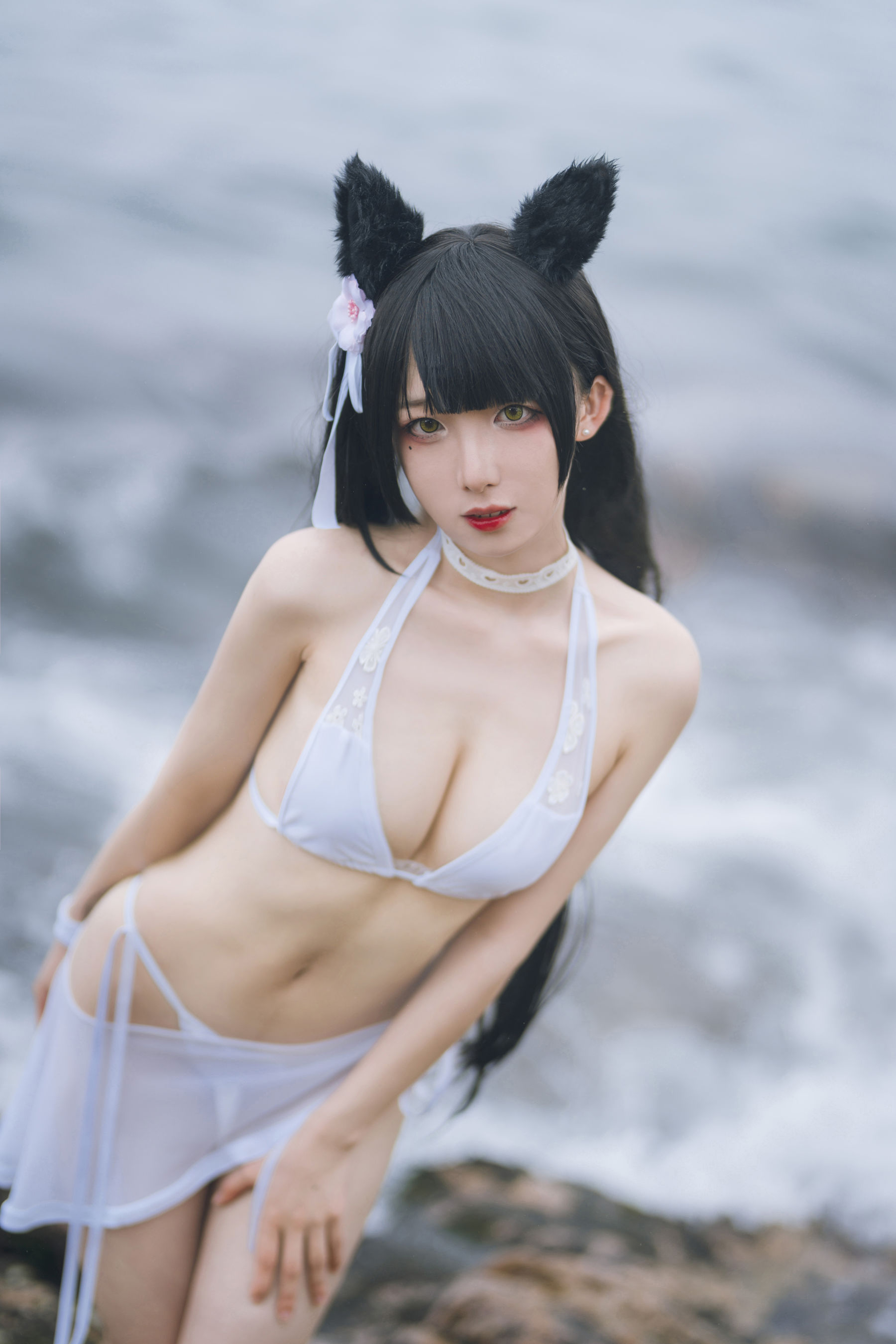 [网红COSER写真] 动漫博主封疆疆v - 爱宕泳装
