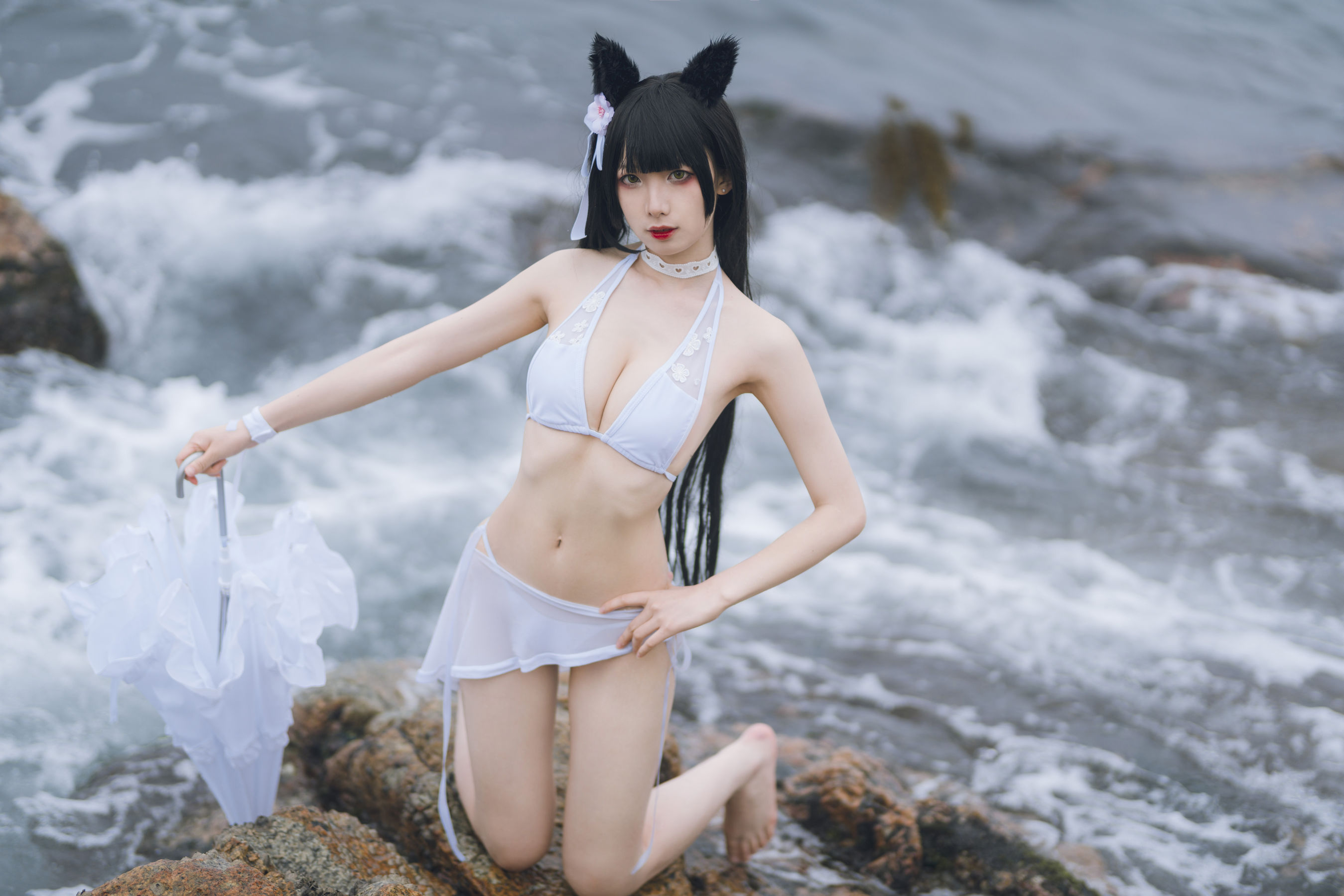 [网红COSER写真] 动漫博主封疆疆v - 爱宕泳装