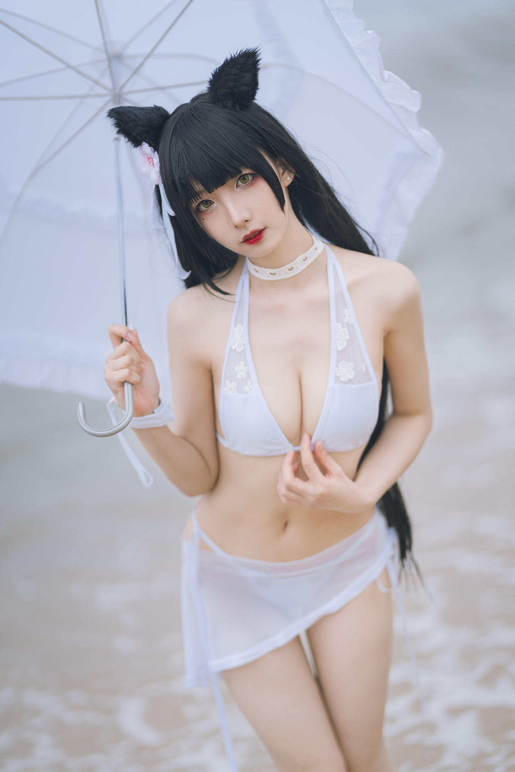 [网红COSER写真] 动漫博主封疆疆v - 爱宕泳装