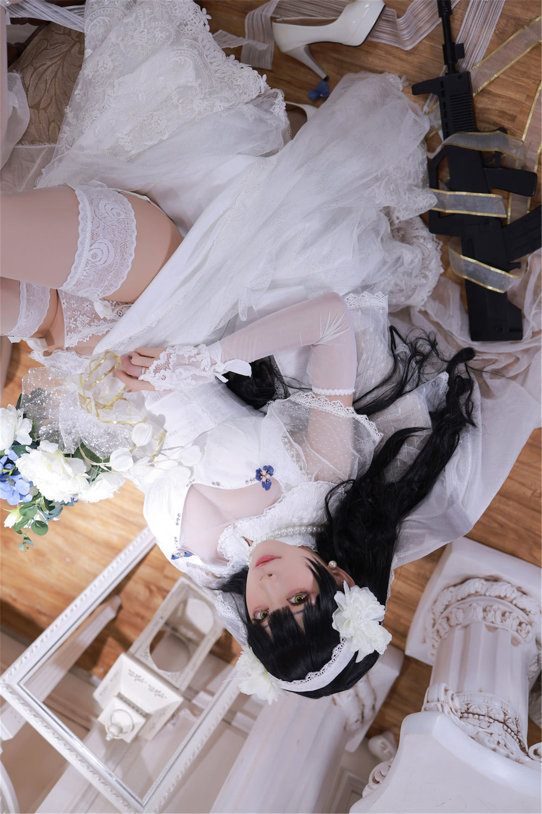 [网红COSER写真] 动漫博主水淼aqua - 少女前线 OTS14 ＆Type95