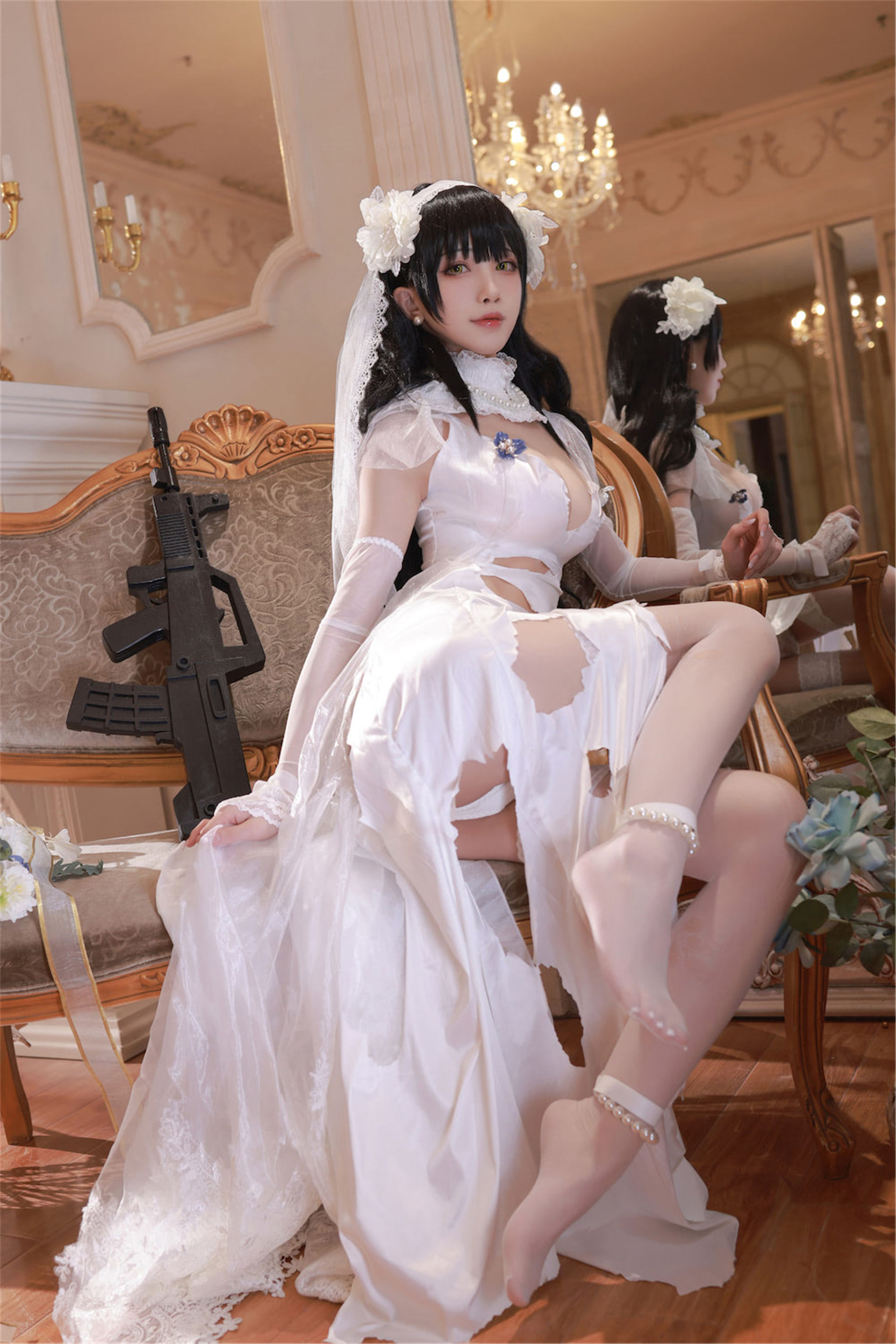 [网红COSER写真] 动漫博主水淼aqua - 少女前线 OTS14 ＆Type95