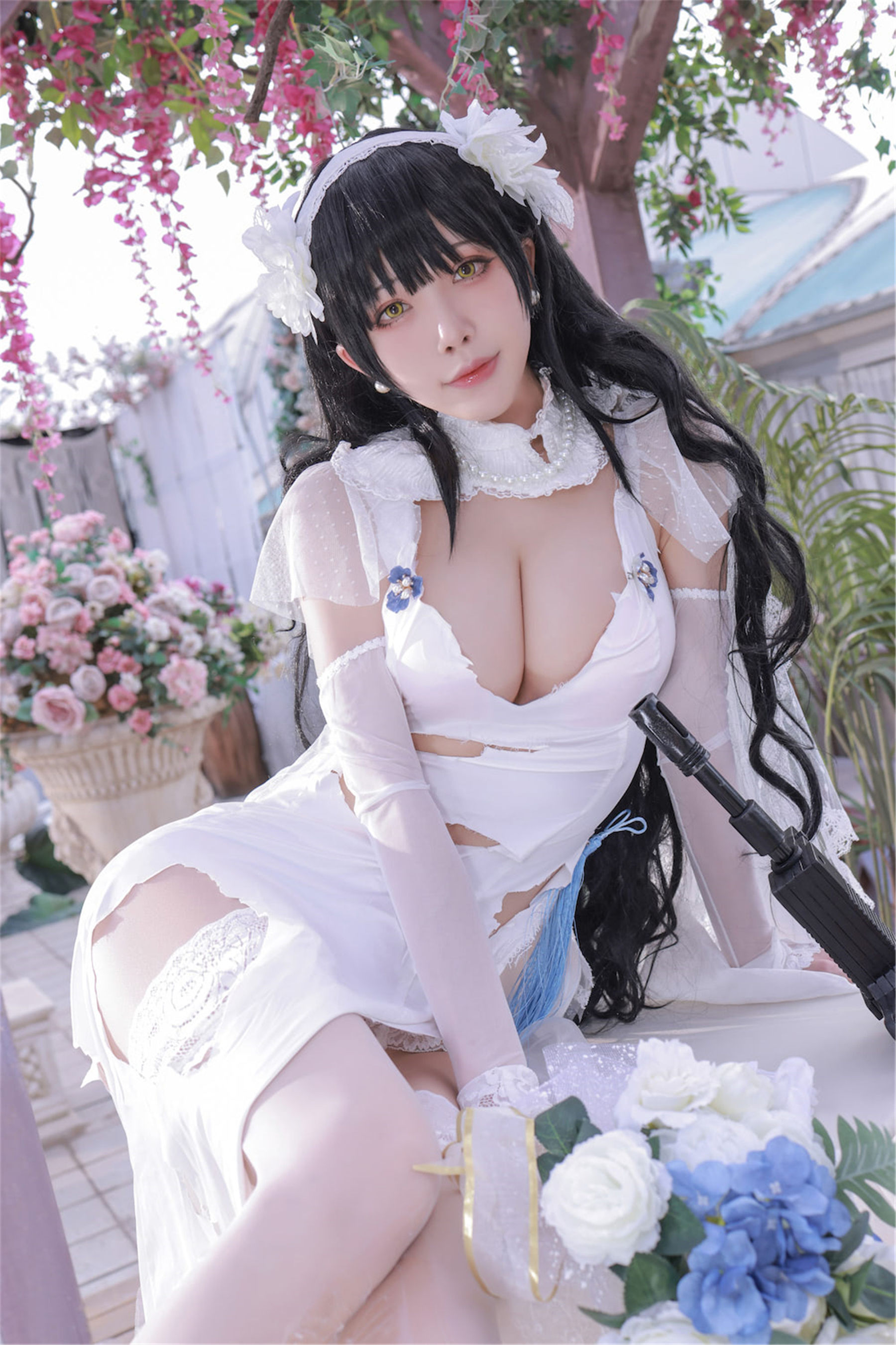 [网红COSER写真] 动漫博主水淼aqua - 少女前线 OTS14 ＆Type95