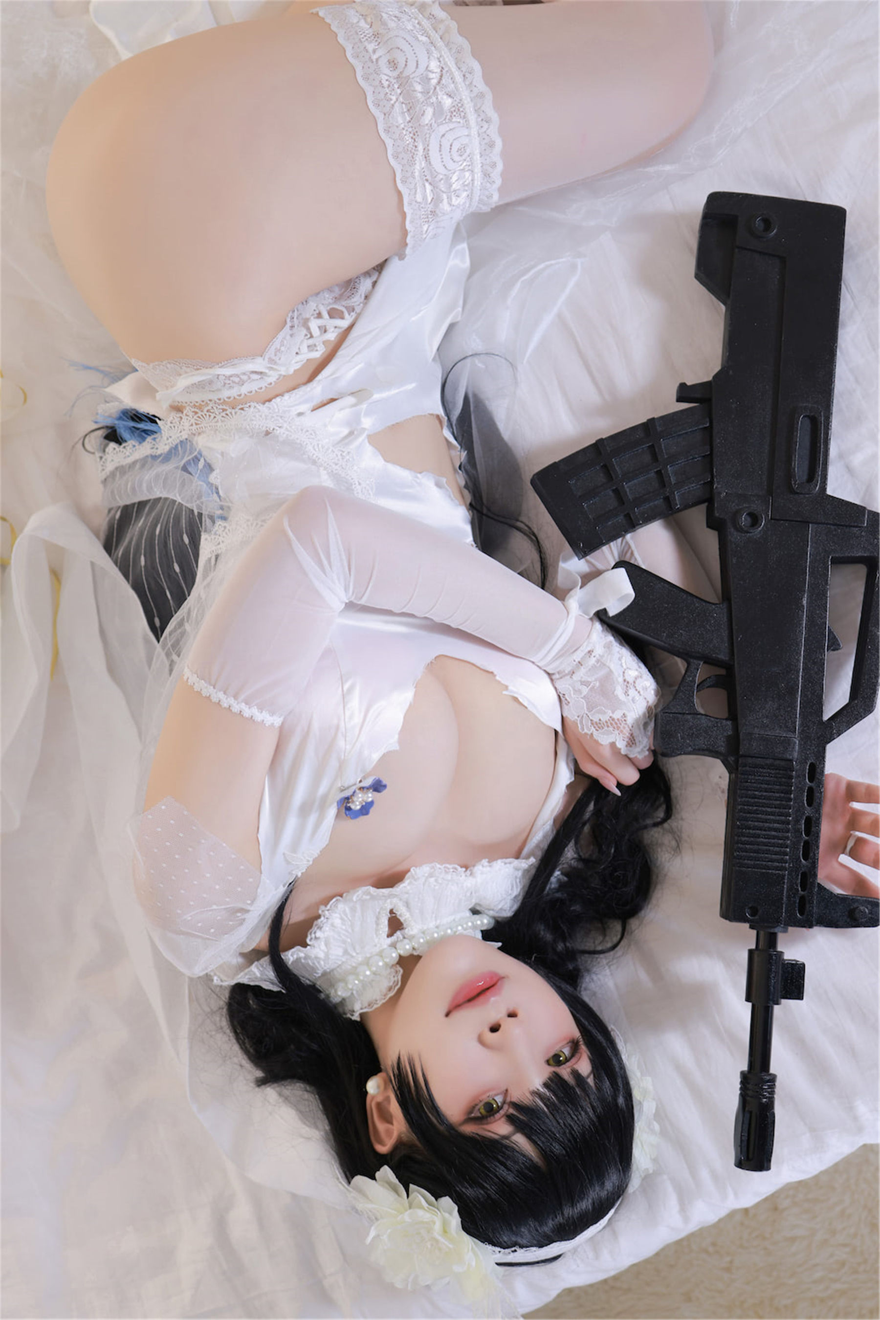[网红COSER写真] 动漫博主水淼aqua - 少女前线 OTS14 ＆Type95