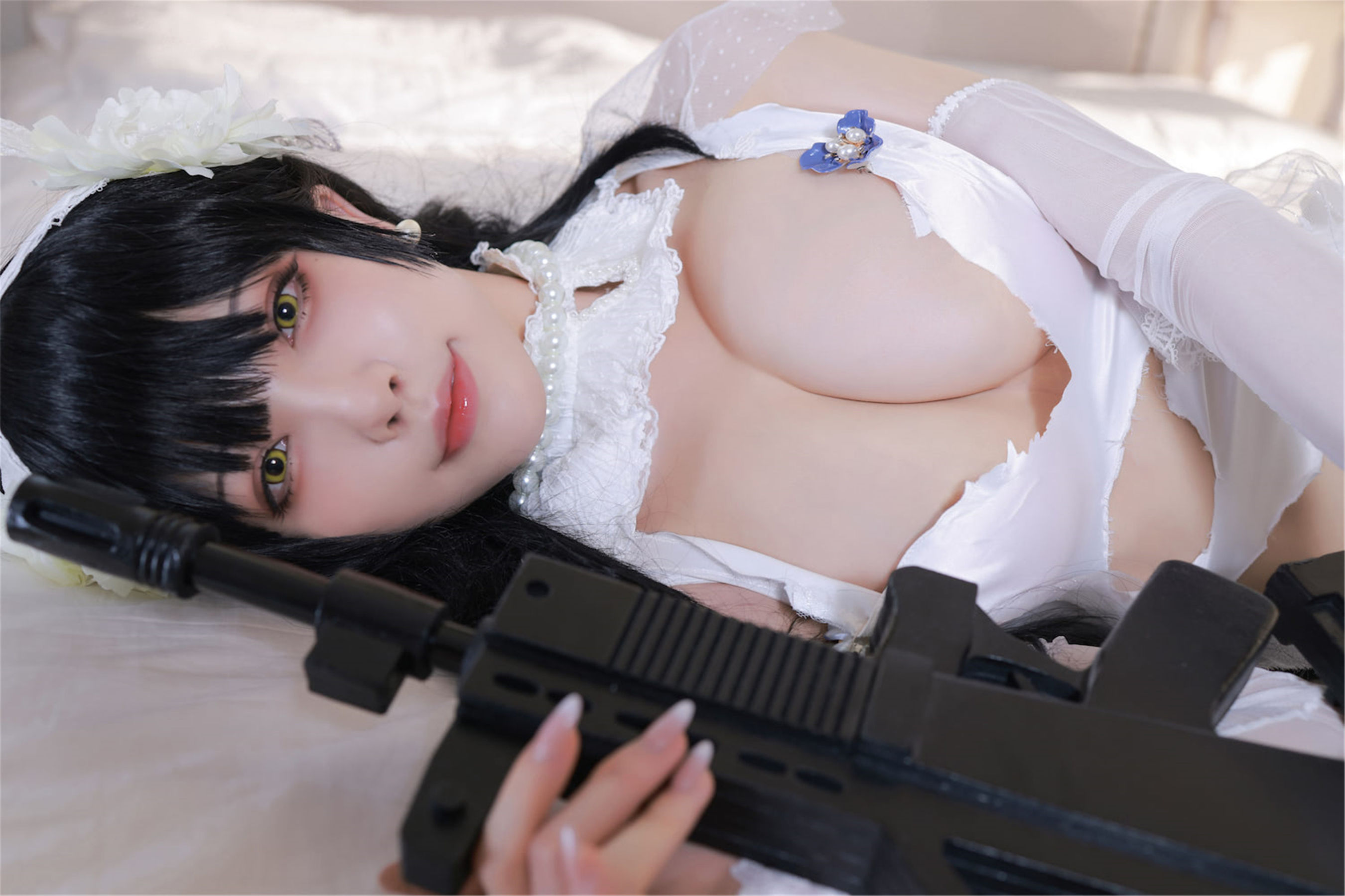 [网红COSER写真] 动漫博主水淼aqua - 少女前线 OTS14 ＆Type95