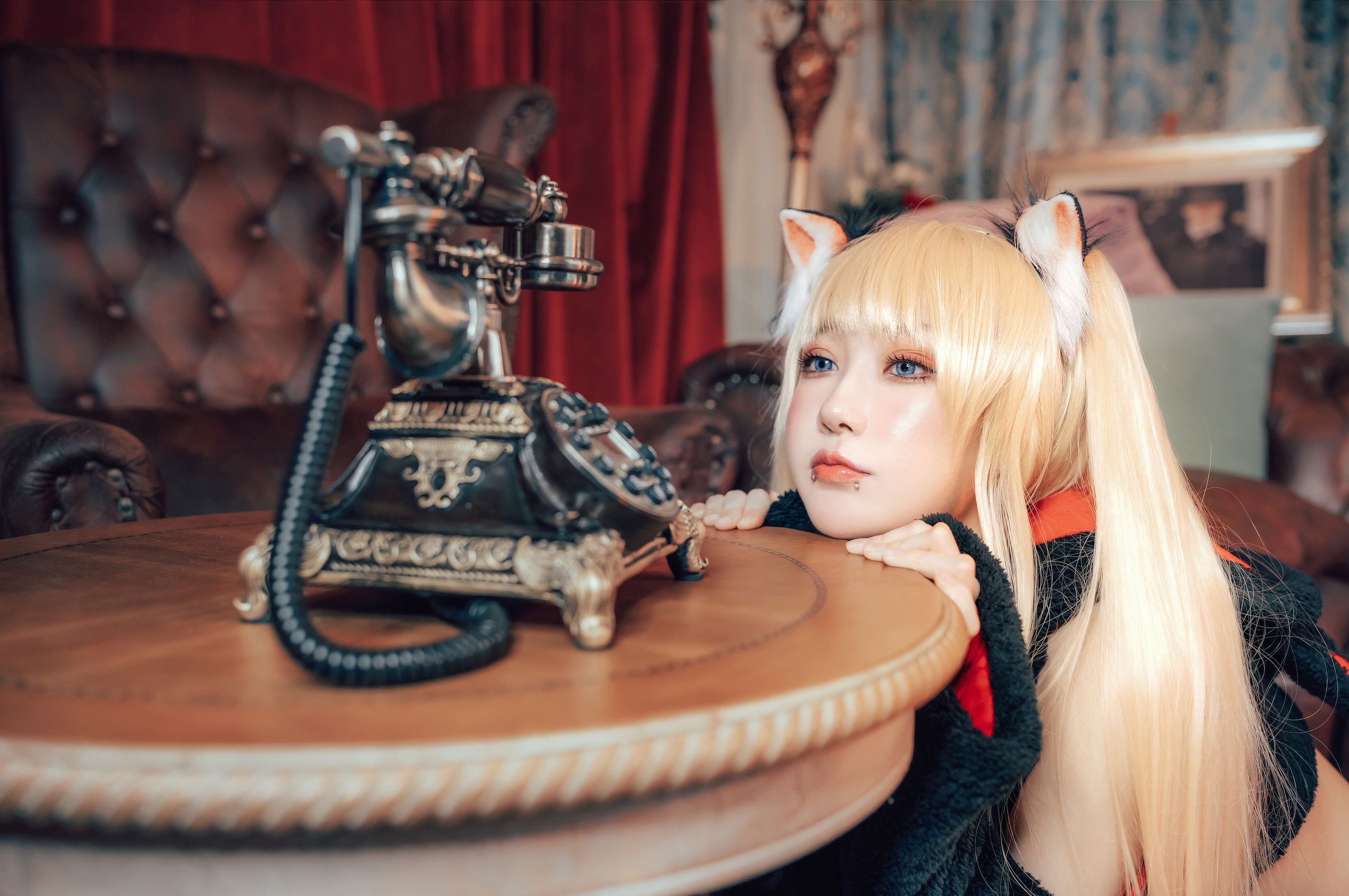 [网红COSER写真] 动漫博主阿包也是兔娘 - 小猫咪能有什么坏心眼呢