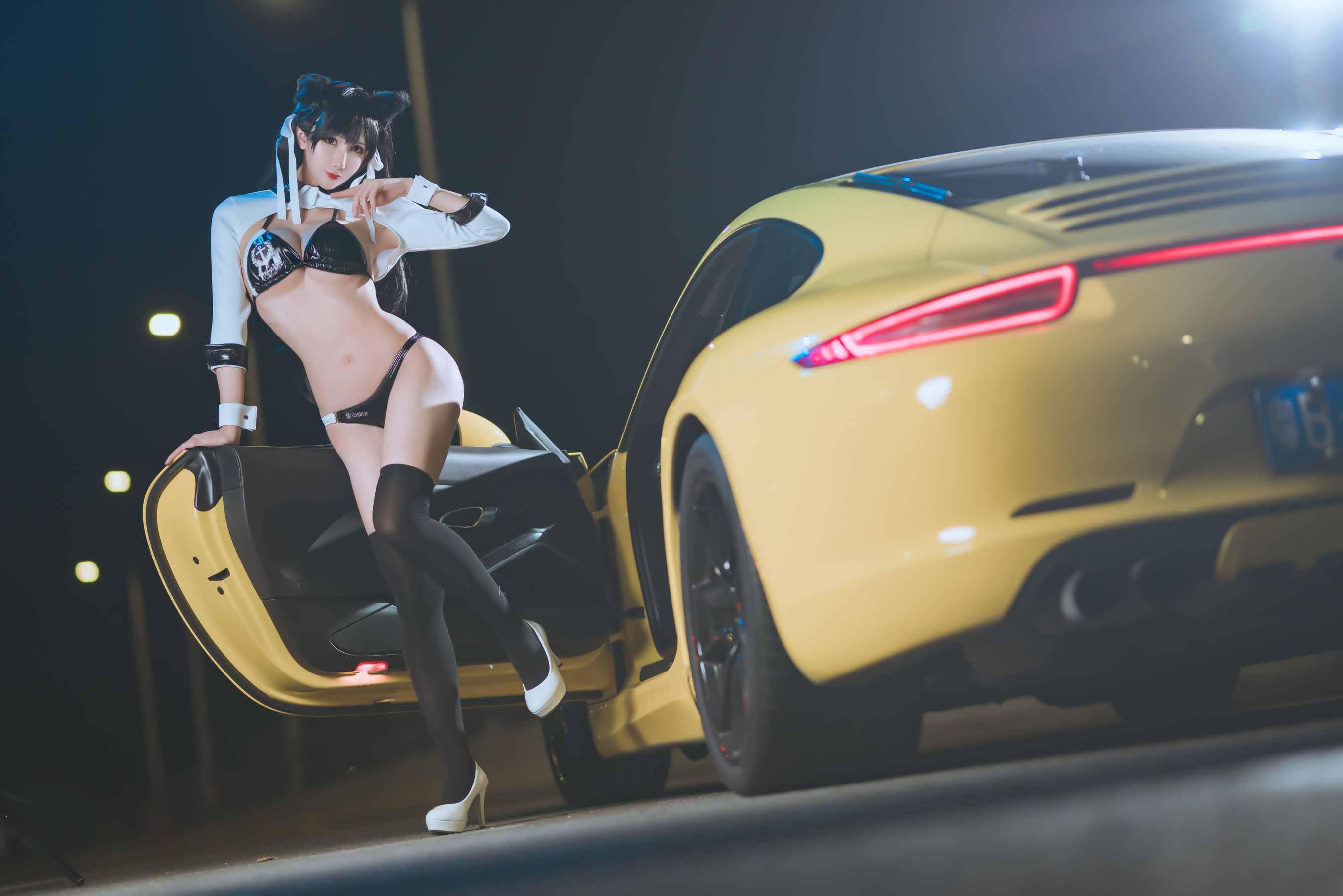 [网红COSER写真] 动漫博主雅祈 - 碧蓝航线赛车爱宕