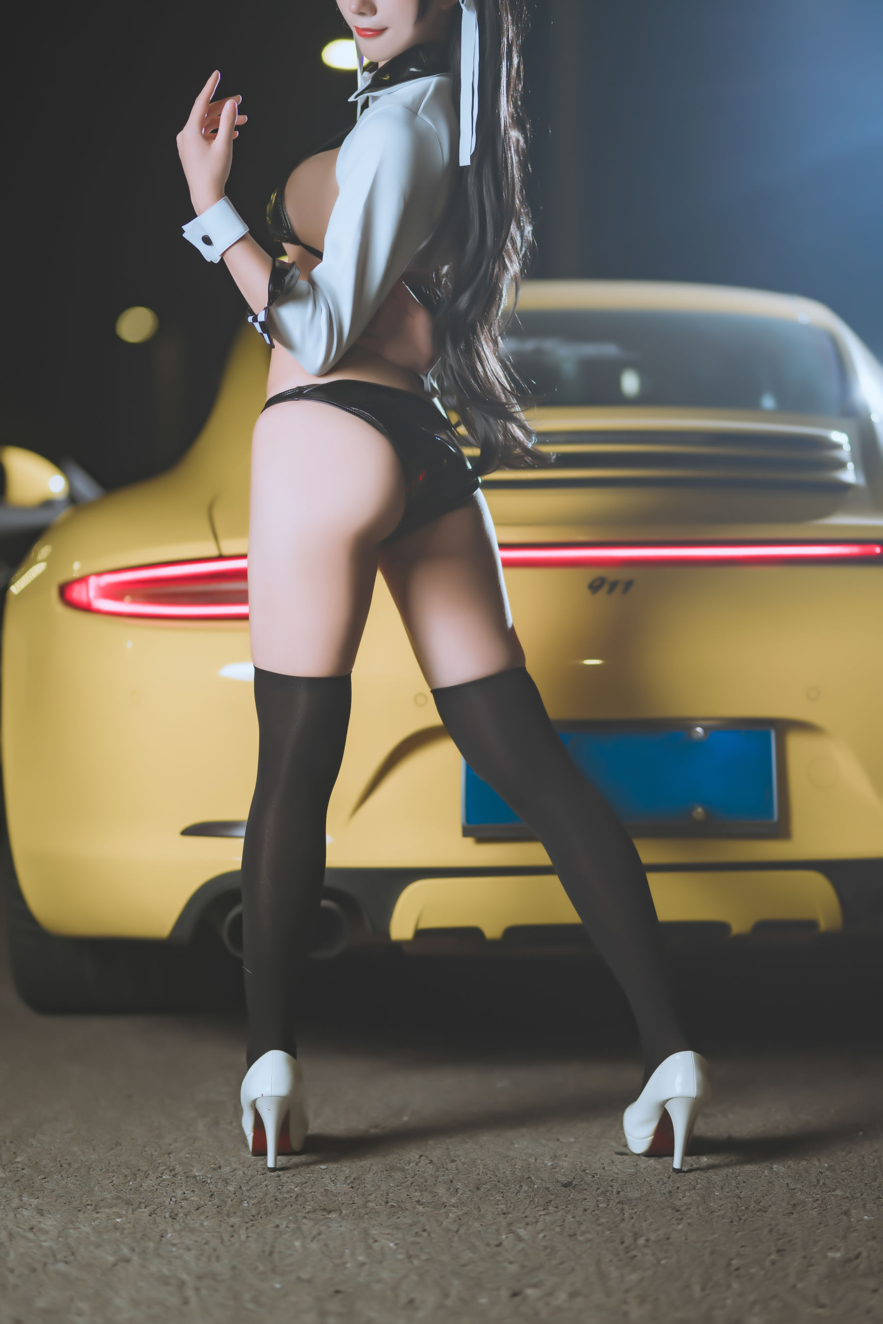 [网红COSER写真] 动漫博主雅祈 - 碧蓝航线赛车爱宕