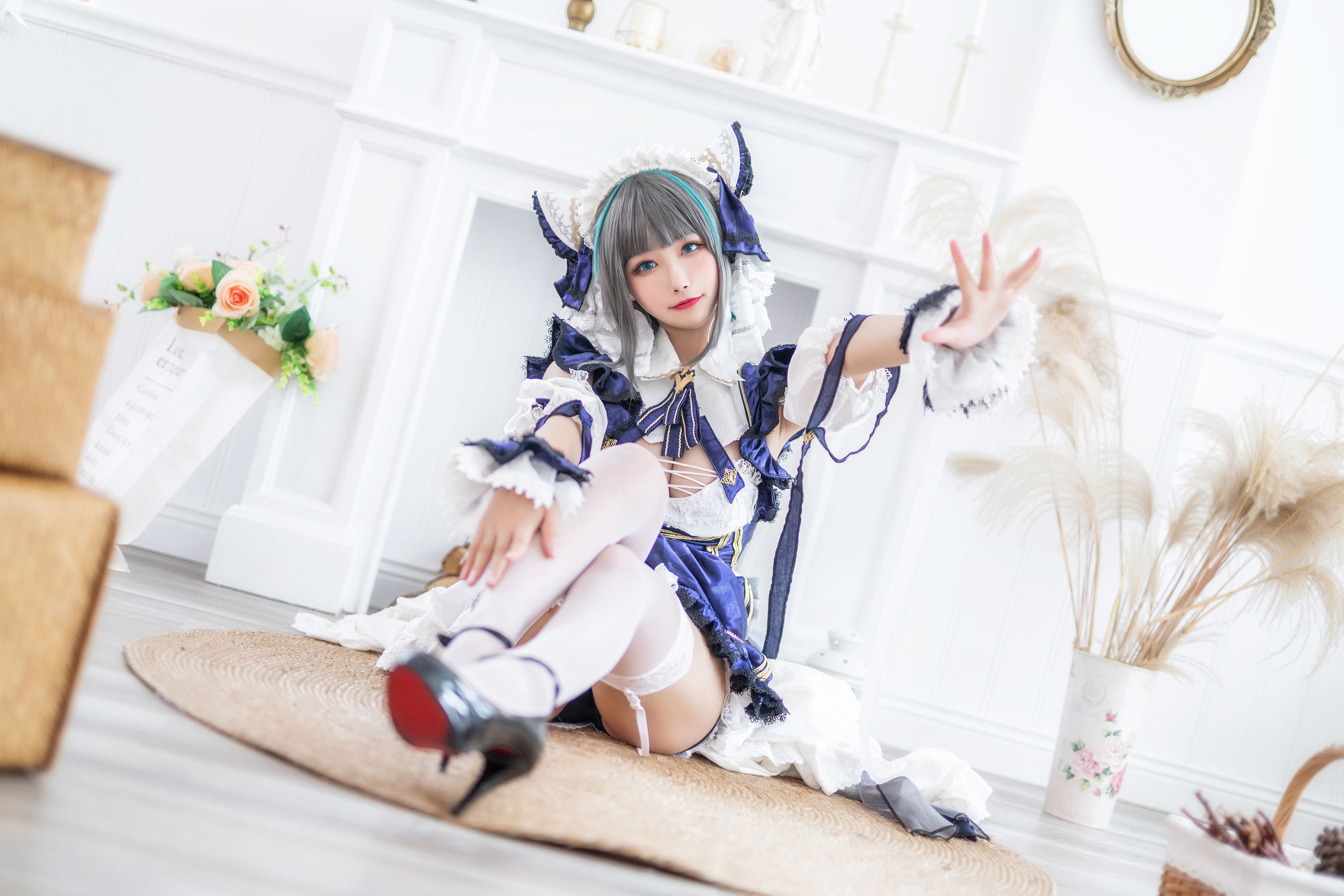 [网红COSER写真] 微博妹子Momoko葵葵 - 柴郡
