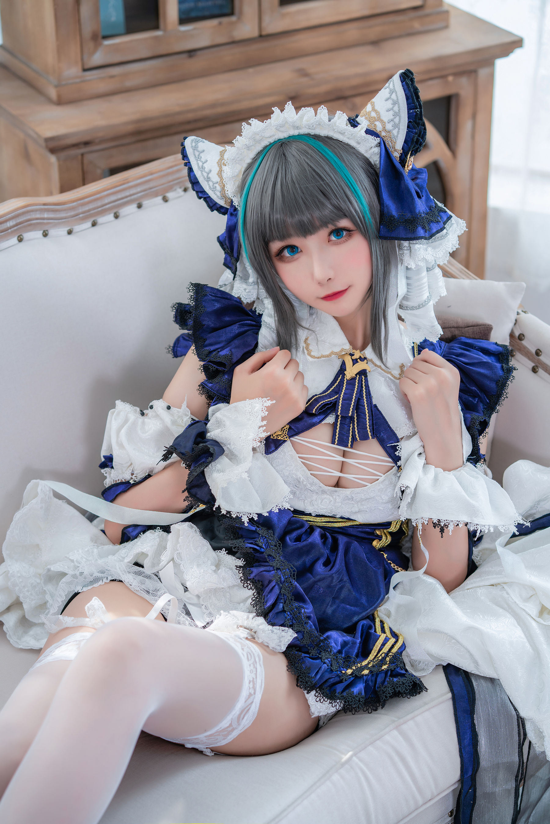 [网红COSER写真] 微博妹子Momoko葵葵 - 柴郡