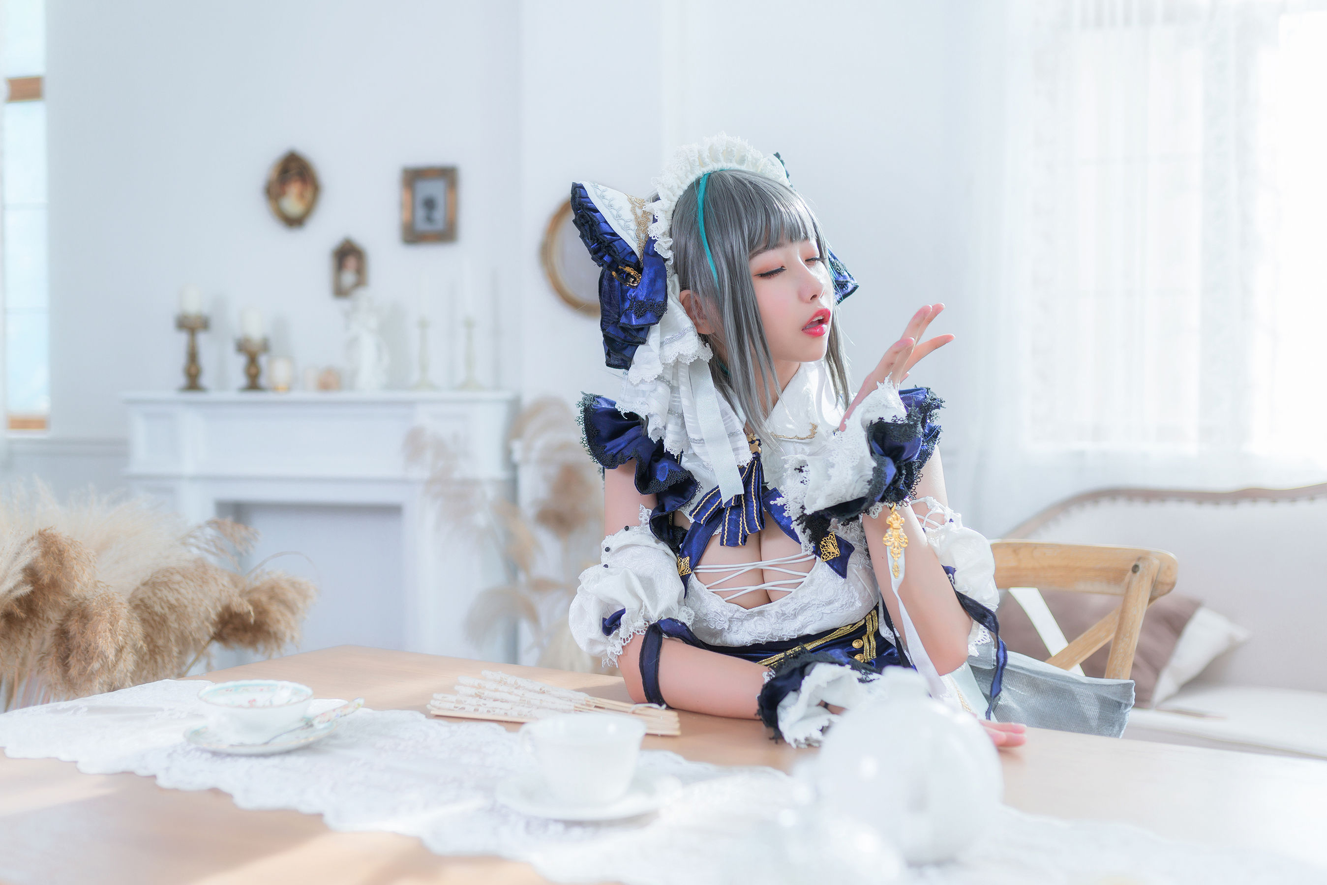 [网红COSER写真] 微博妹子Momoko葵葵 - 柴郡