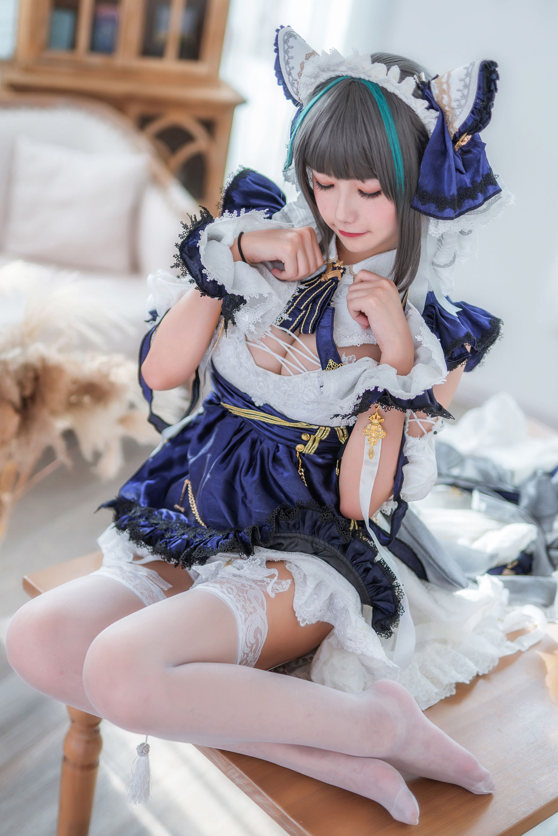[网红COSER写真] 微博妹子Momoko葵葵 - 柴郡