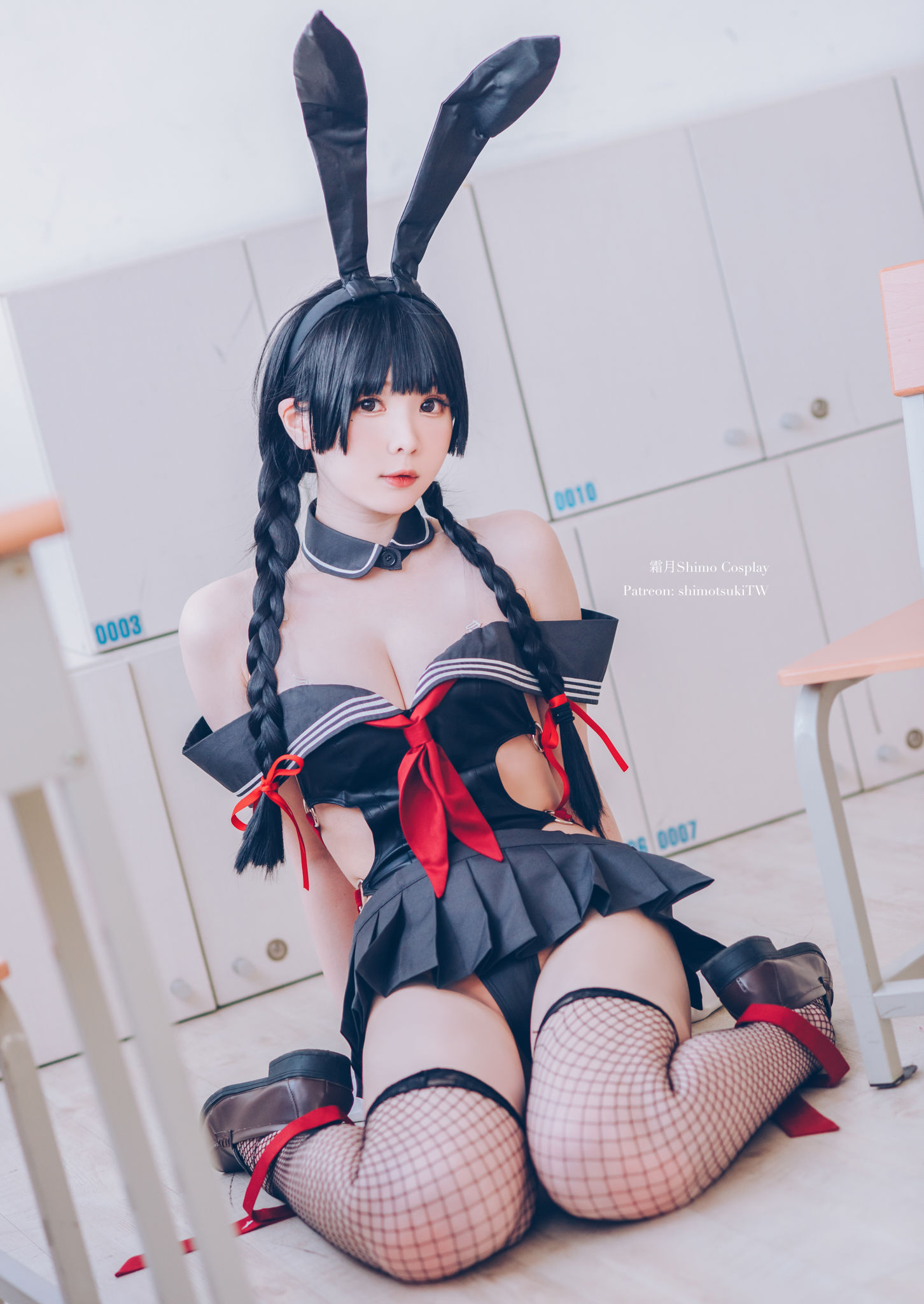 [网红COSER写真] 微博妹纸霜月shimo - 卯月桃子 水手服兔女郎