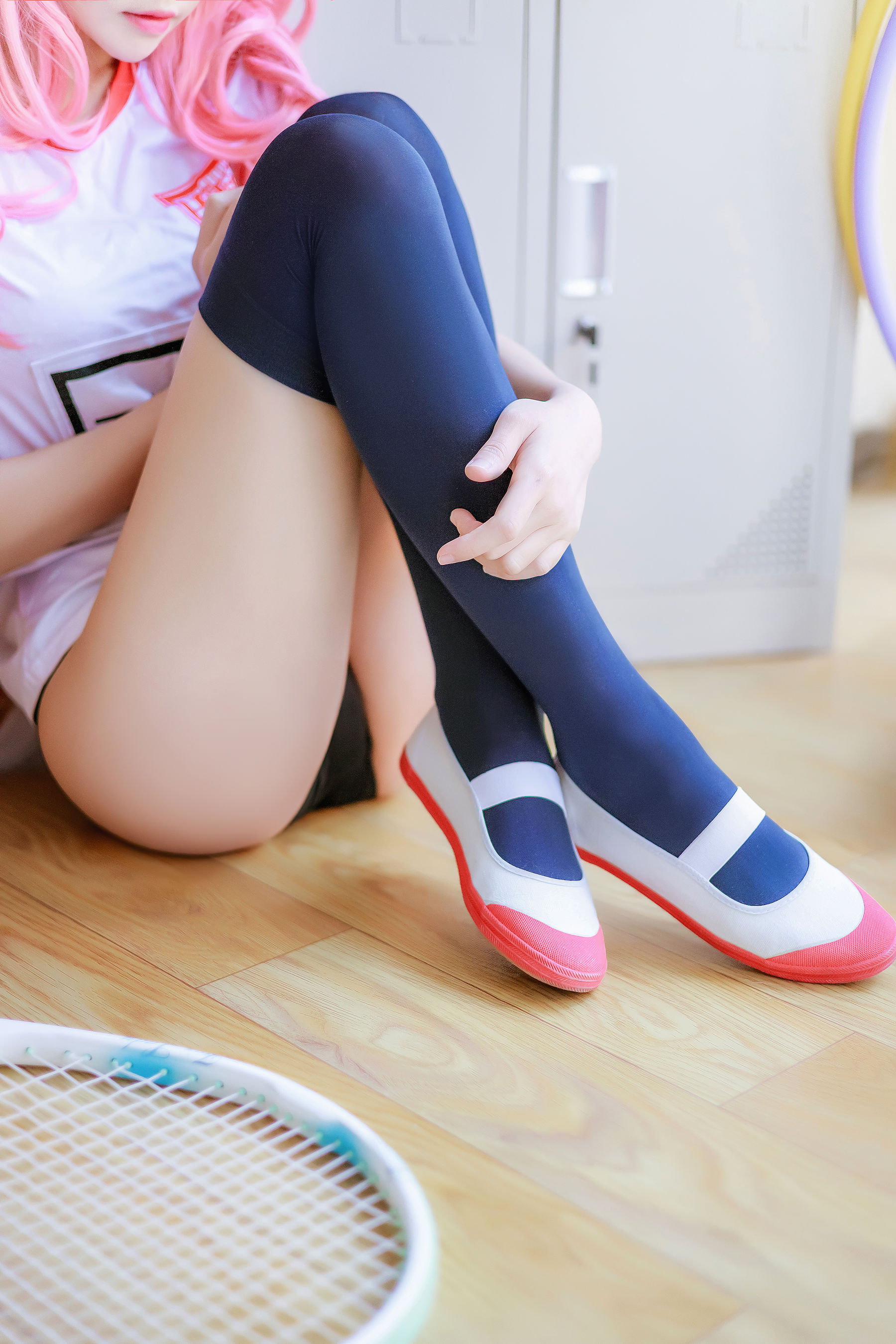 [网红COSER写真] 桜桃喵 - 玉藻前体操服