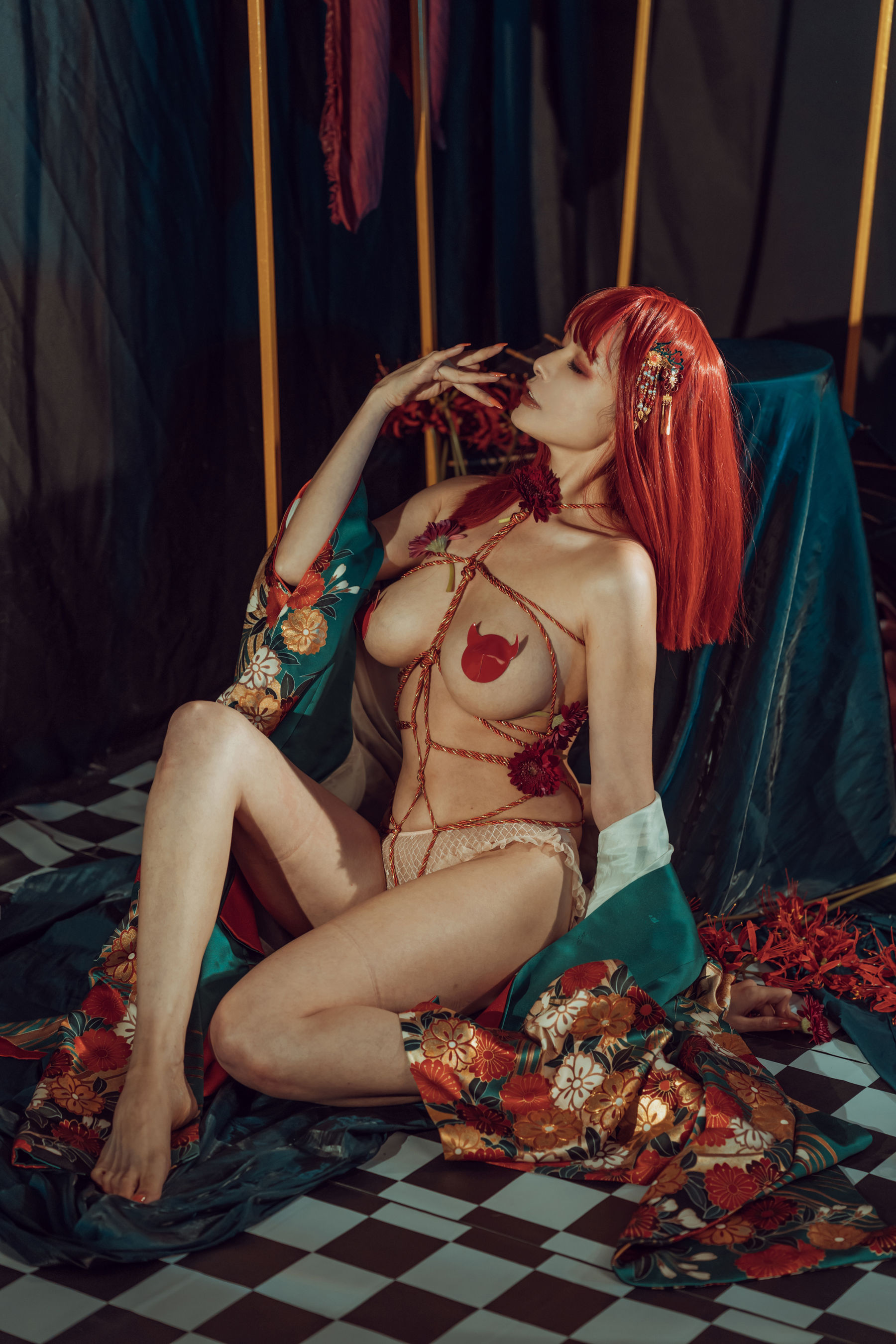 [网红COSER写真] 秋和柯基(夏小秋秋秋) - 和服