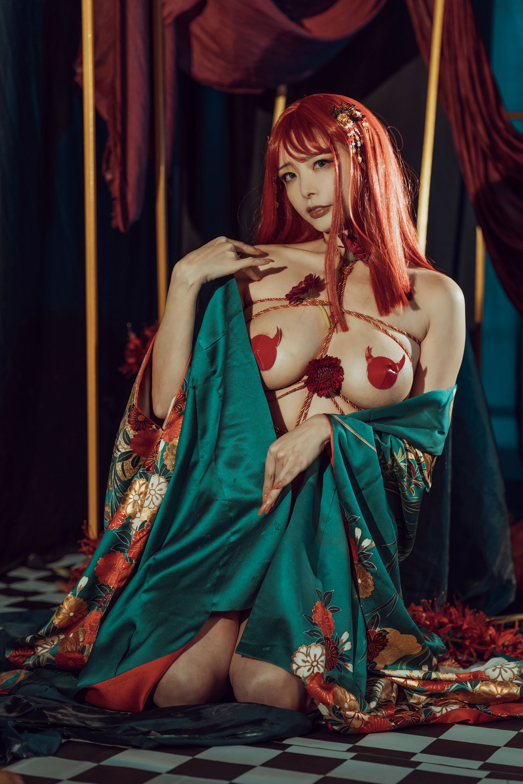 [网红COSER写真] 秋和柯基(夏小秋秋秋) - 和服