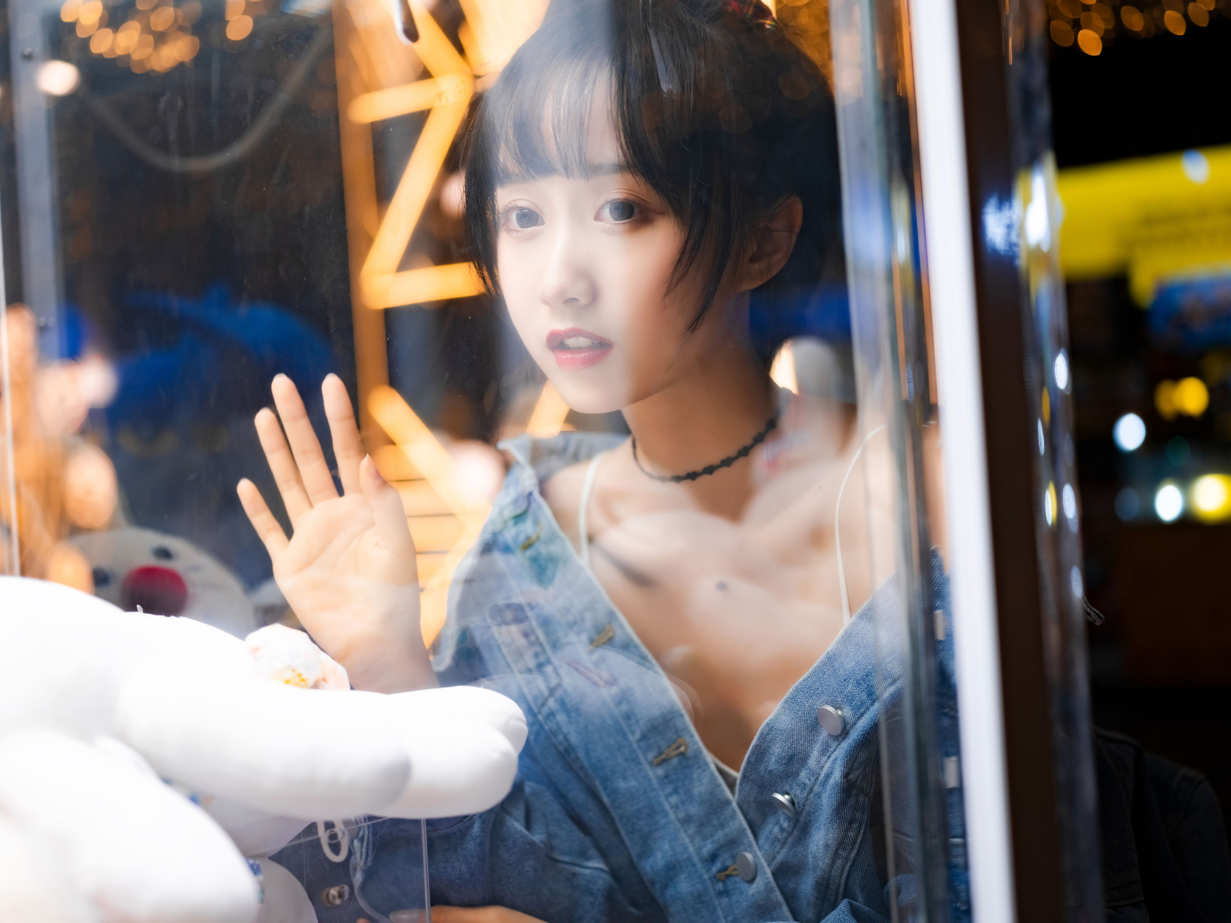 [网红COSER写真] 萌系小姐姐木绵绵OwO - 都市夜恋