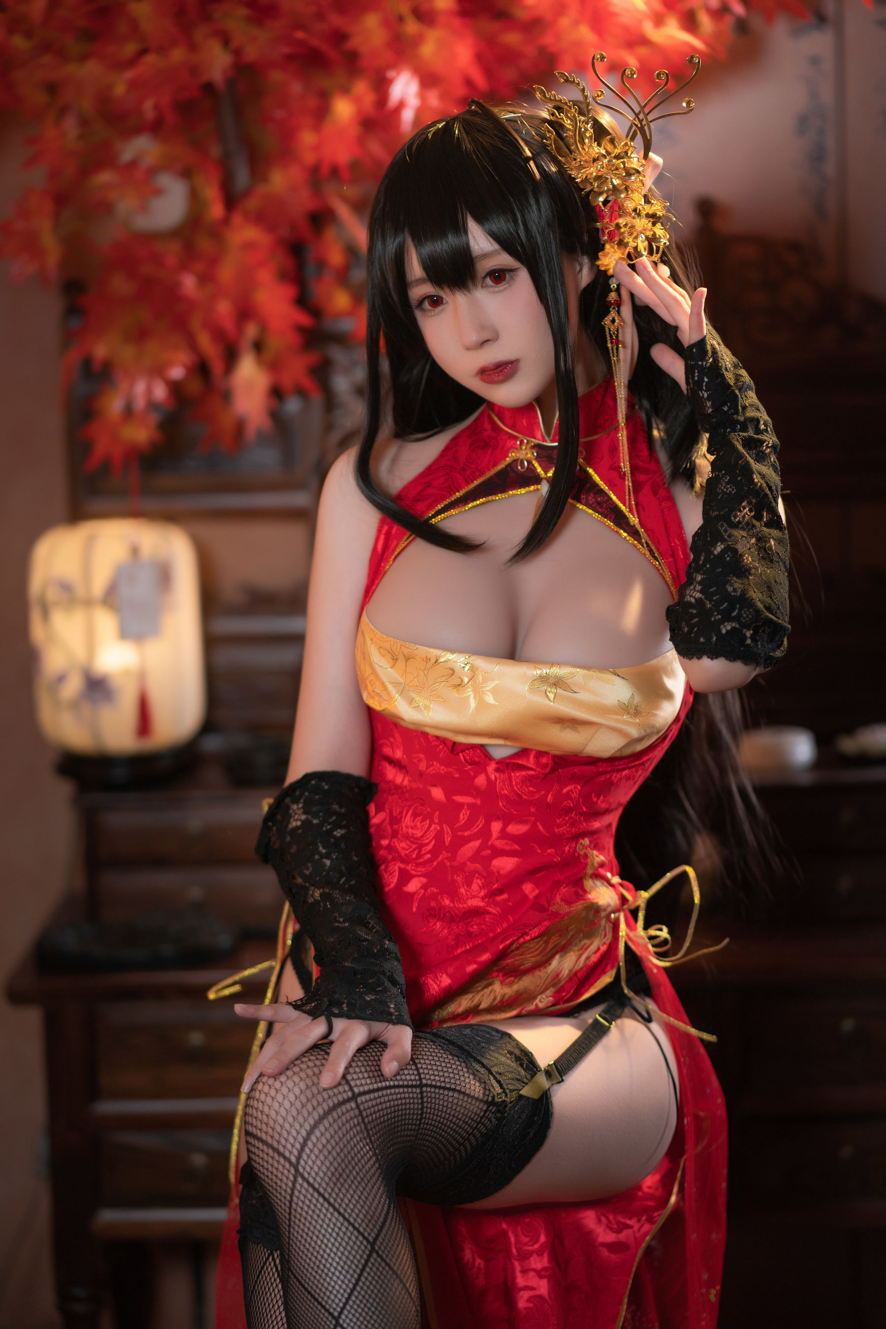 [网红COSER写真] 西园寺南歌写真 - 大凤 旗袍