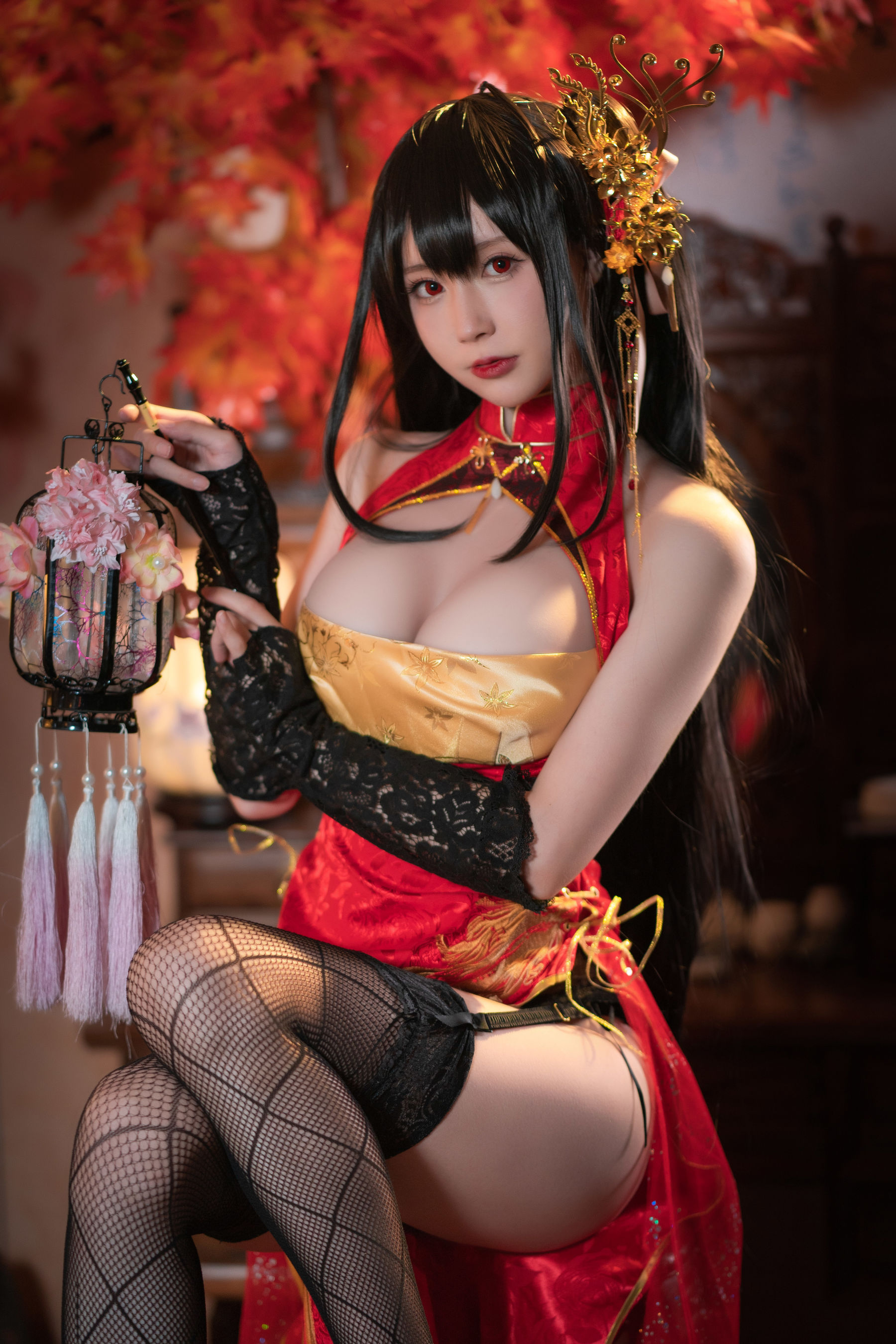 [网红COSER写真] 西园寺南歌写真 - 大凤 旗袍