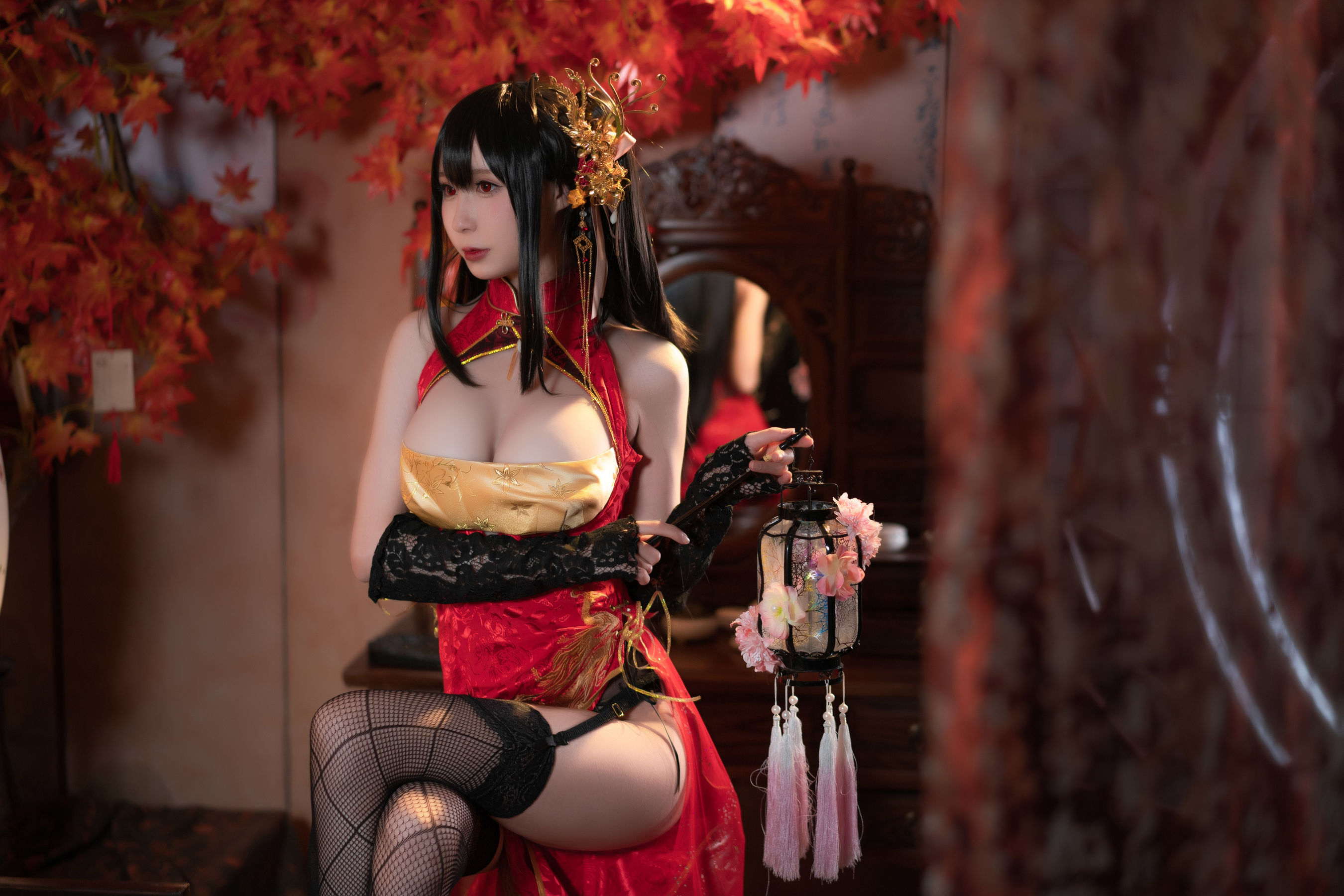 [网红COSER写真] 西园寺南歌写真 - 大凤 旗袍