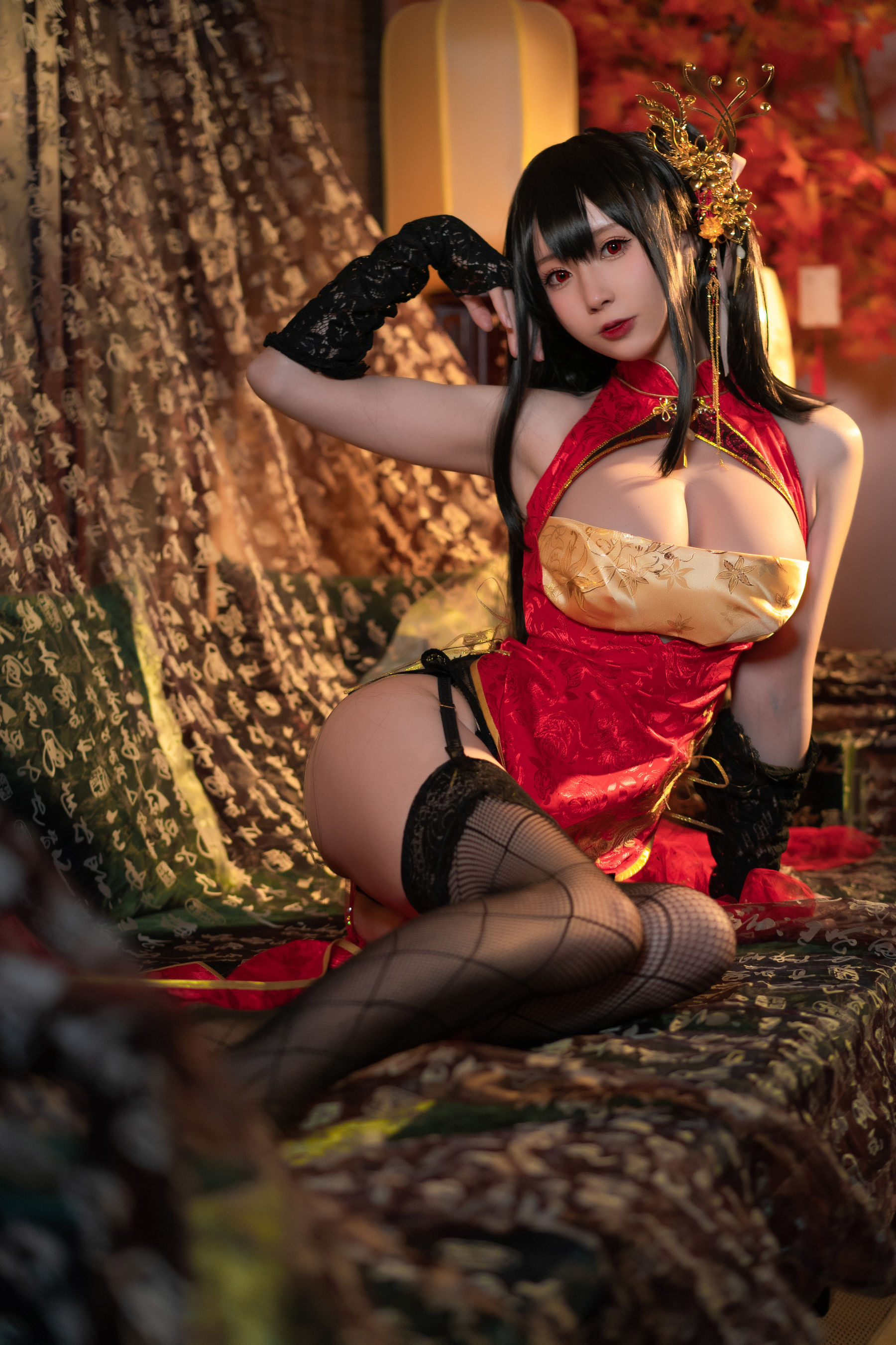 [网红COSER写真] 西园寺南歌写真 - 大凤 旗袍