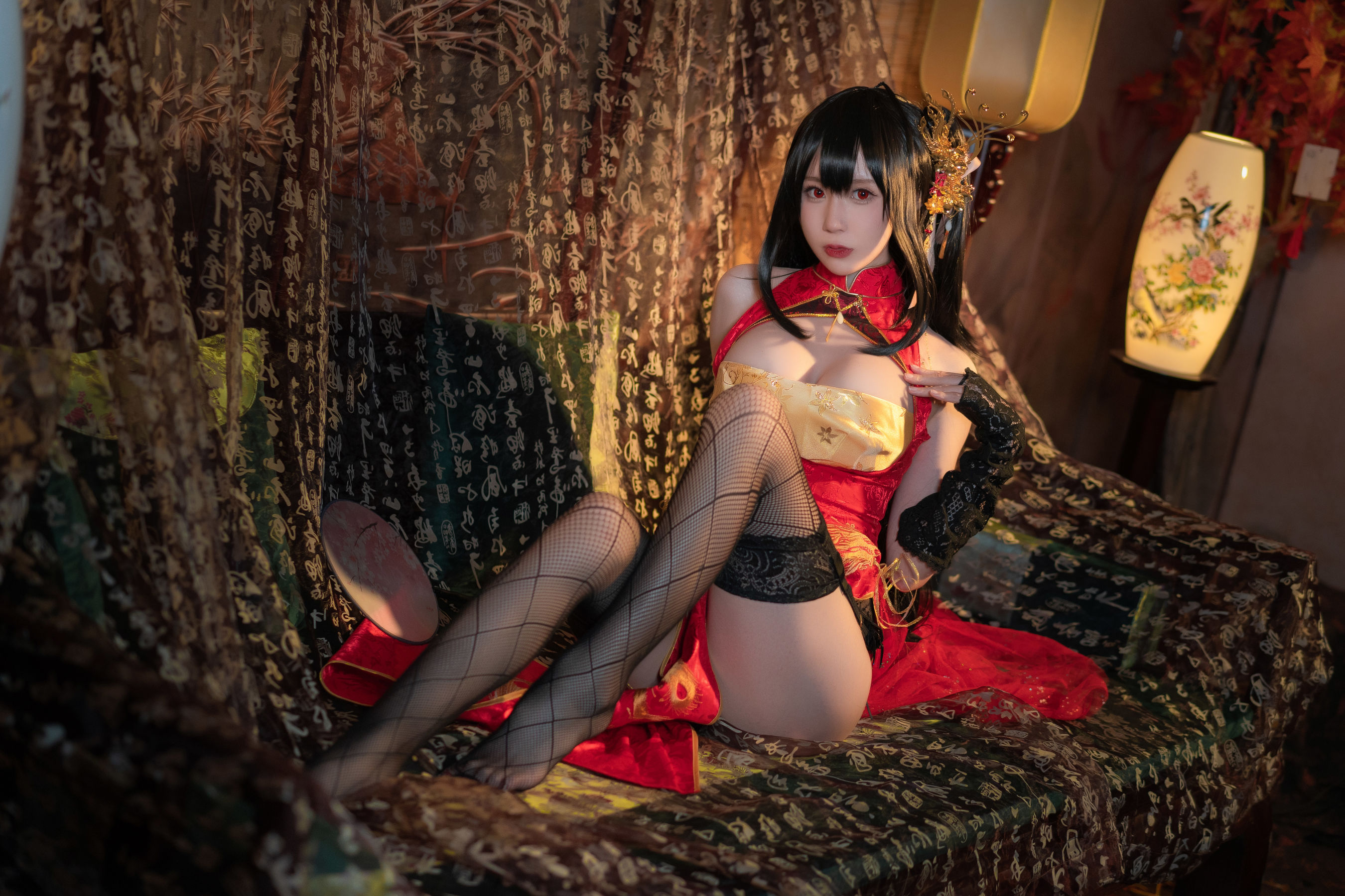 [网红COSER写真] 西园寺南歌写真 - 大凤 旗袍
