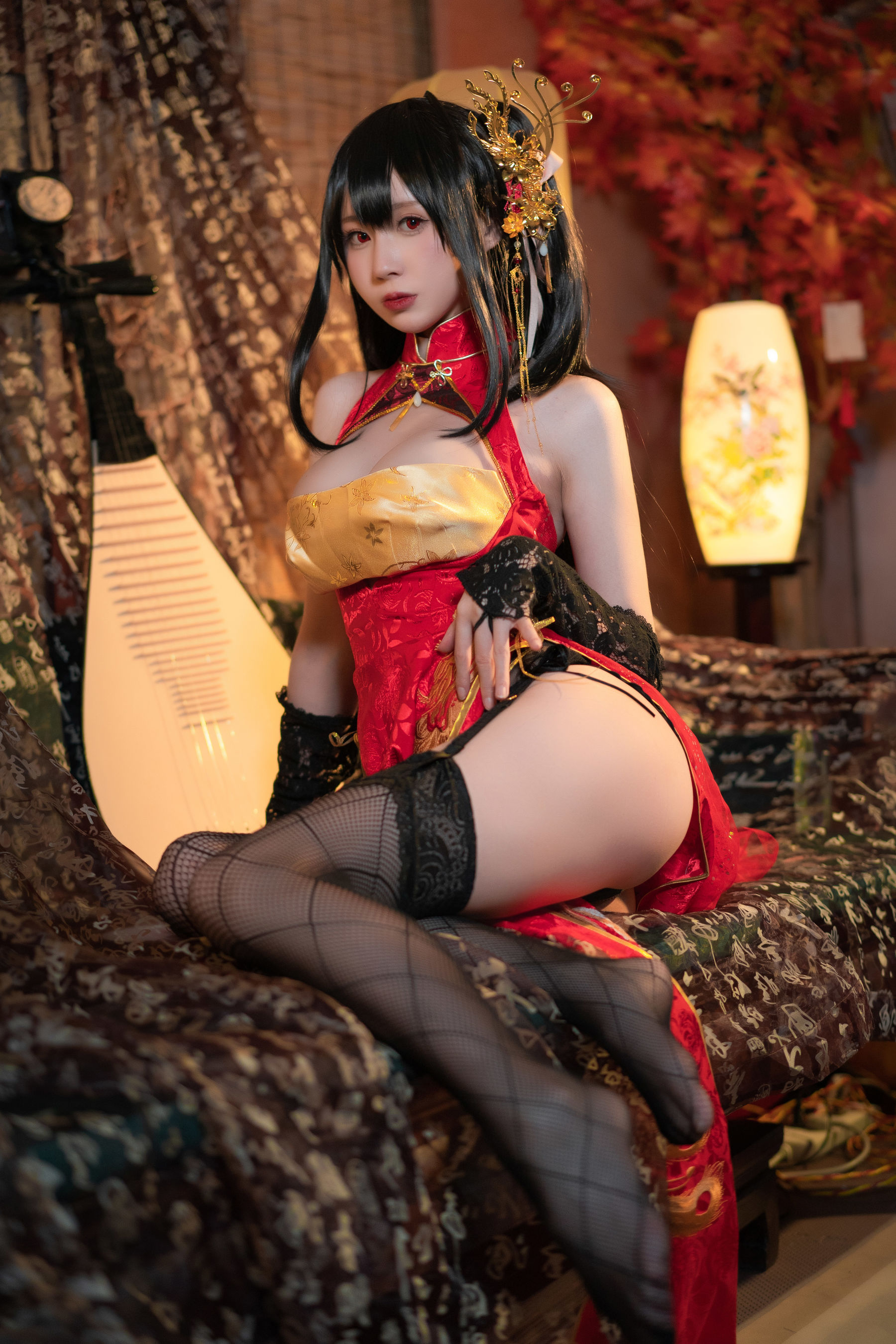 [网红COSER写真] 西园寺南歌写真 - 大凤 旗袍