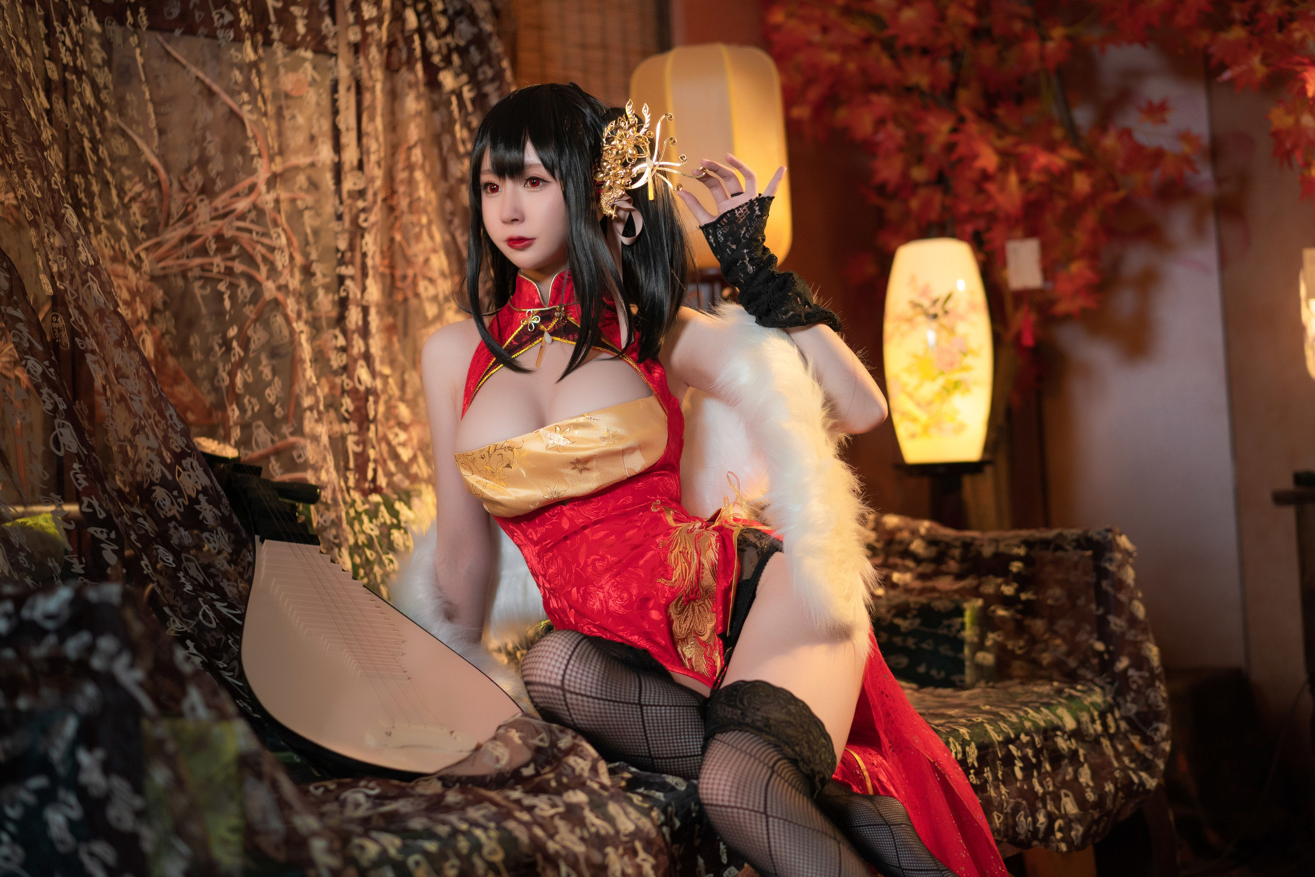 [网红COSER写真] 西园寺南歌写真 - 大凤 旗袍