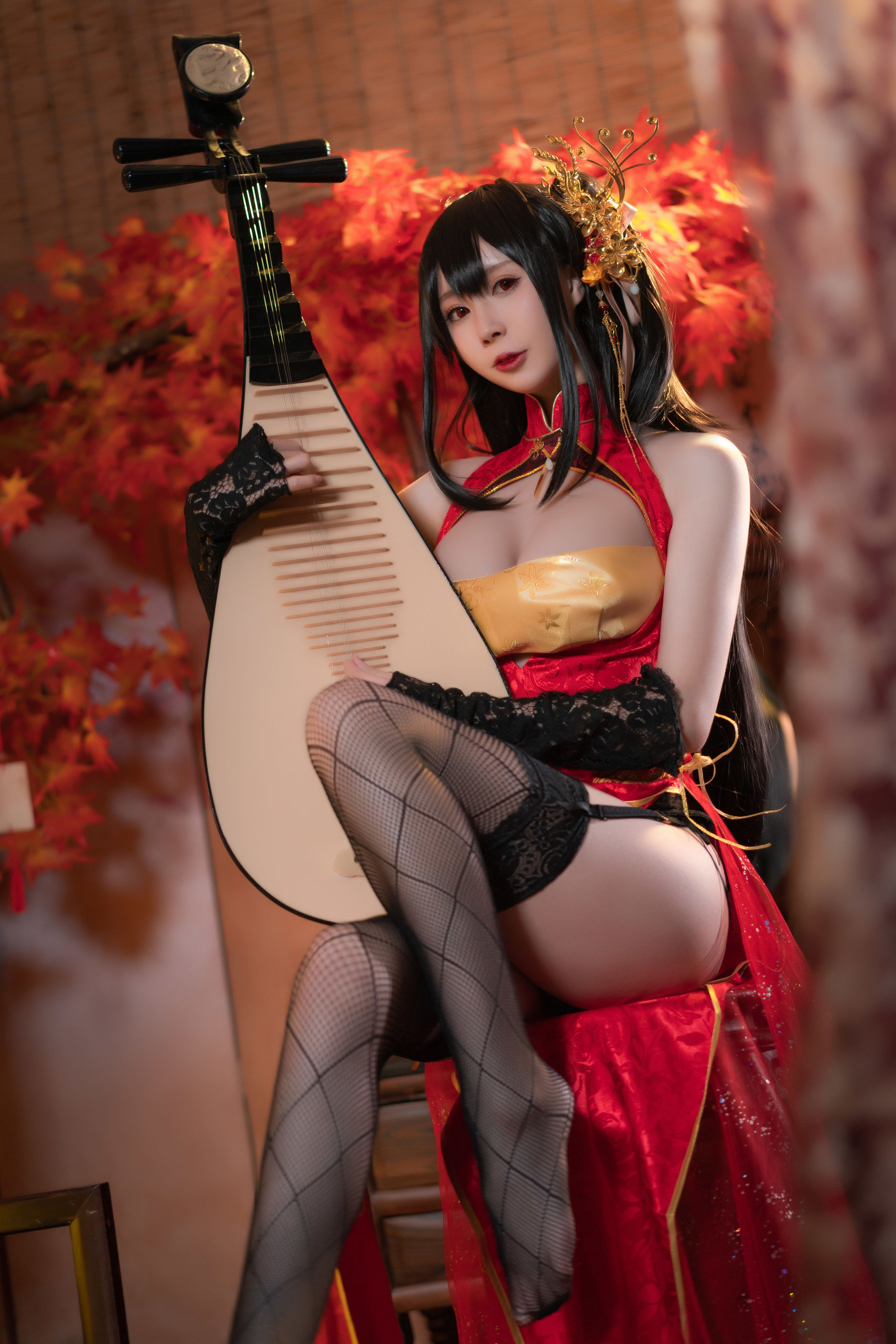 [网红COSER写真] 西园寺南歌写真 - 大凤 旗袍
