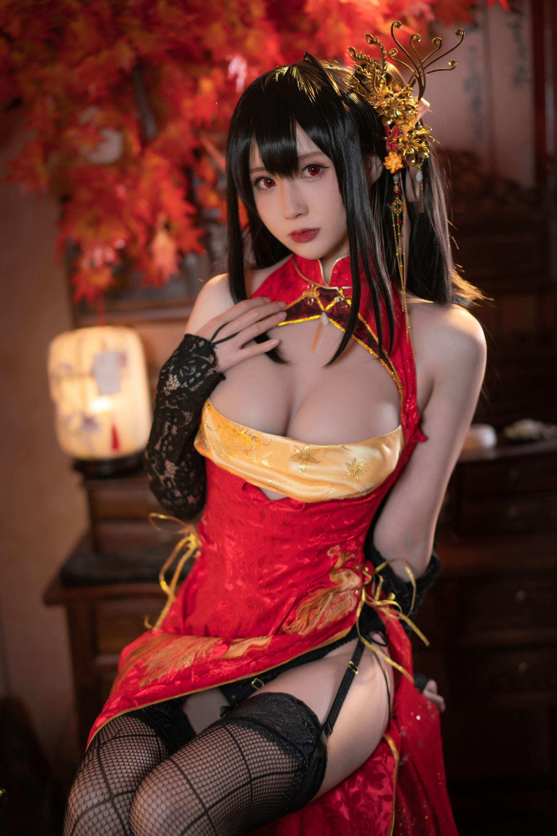 [网红COSER写真] 西园寺南歌写真 - 大凤 旗袍